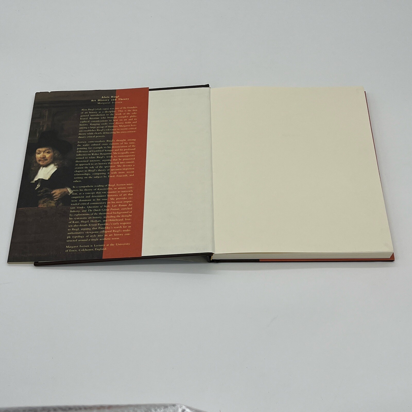 ALOIS RIEGL: ART HISTORY AND THEORY Margaret Iversen – Hardcover