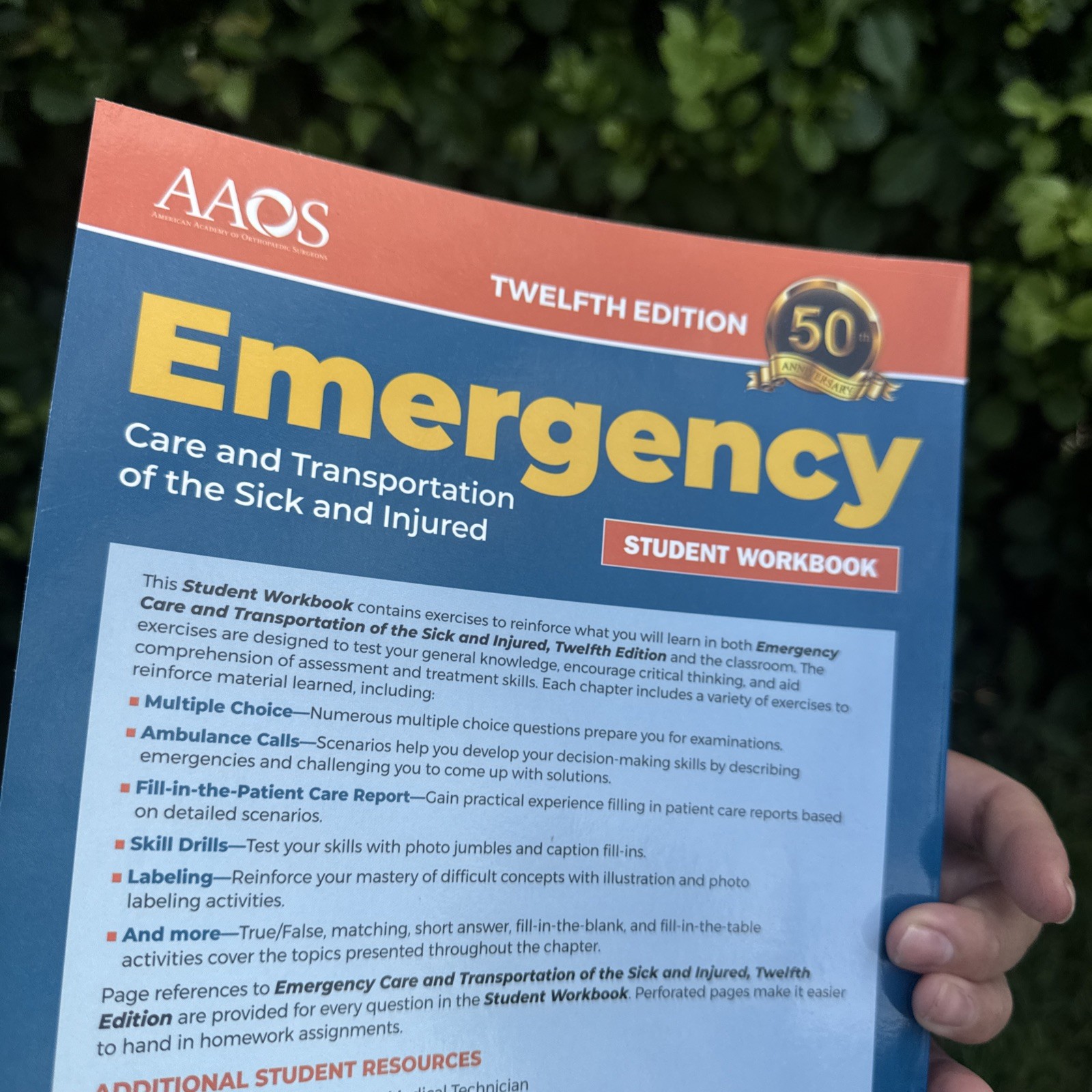 Emergency Care and Transportation of the Sick – Paperback, by AAOS – Very Good o