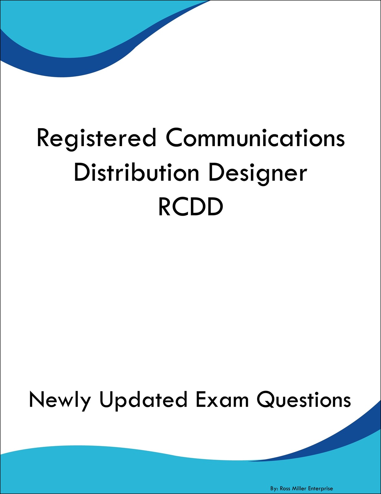 Registered Communications Distribution Designer RCDD Study Guide Prep Book