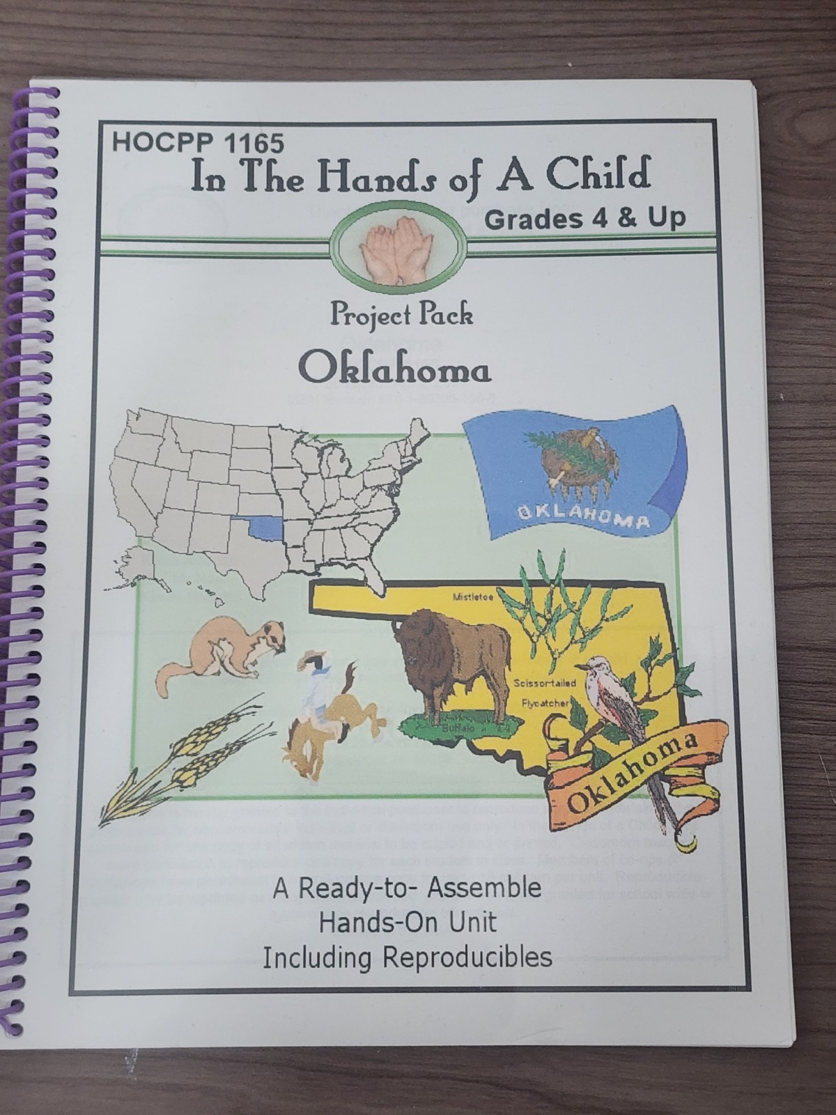 🕮 A7~In The Hands of a Child PROJECT PACK OKLAHOMA Grades 4-12