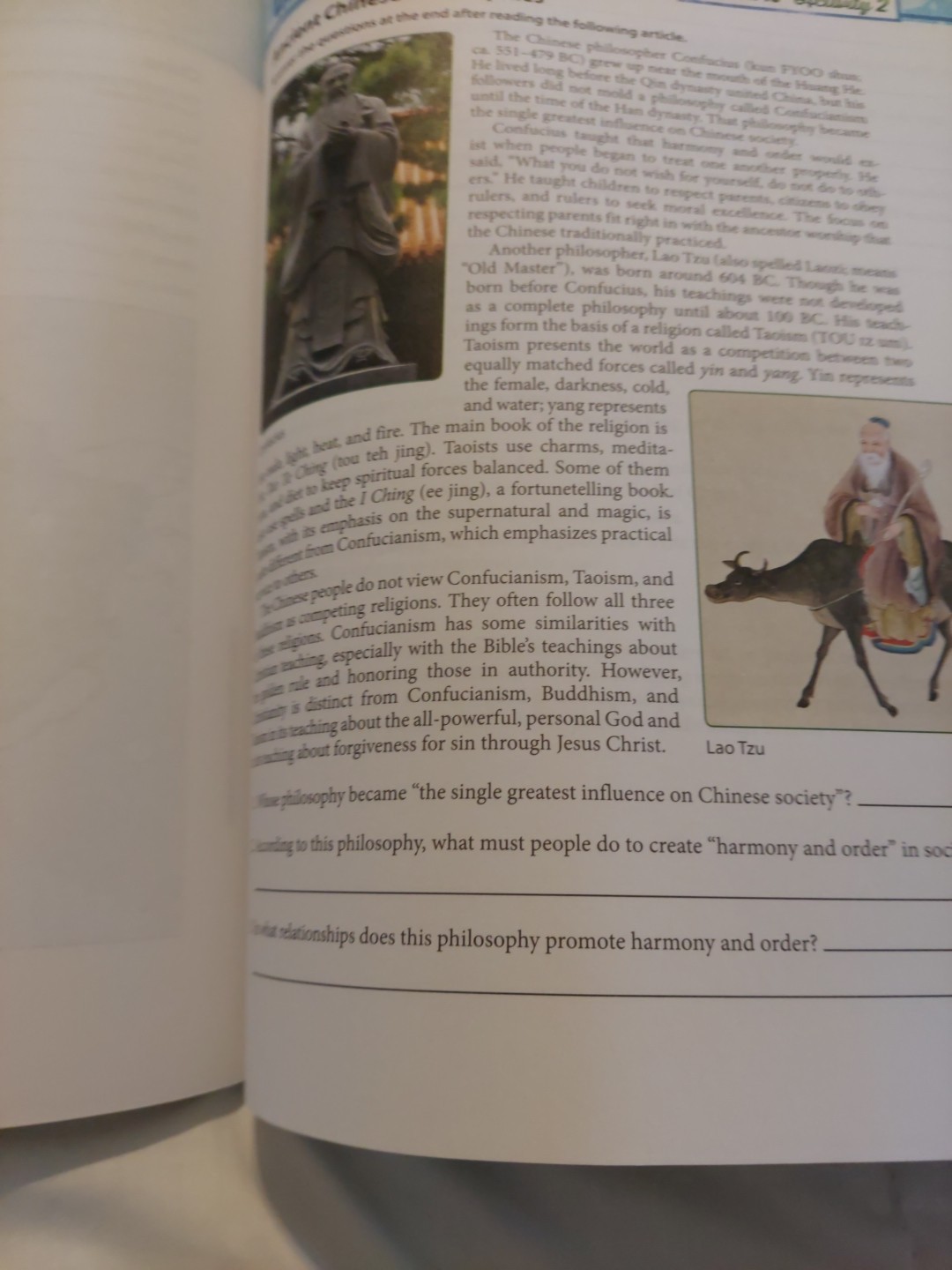 BJU Press Cultural Geography Student Activities Manual 4th Edition 294306