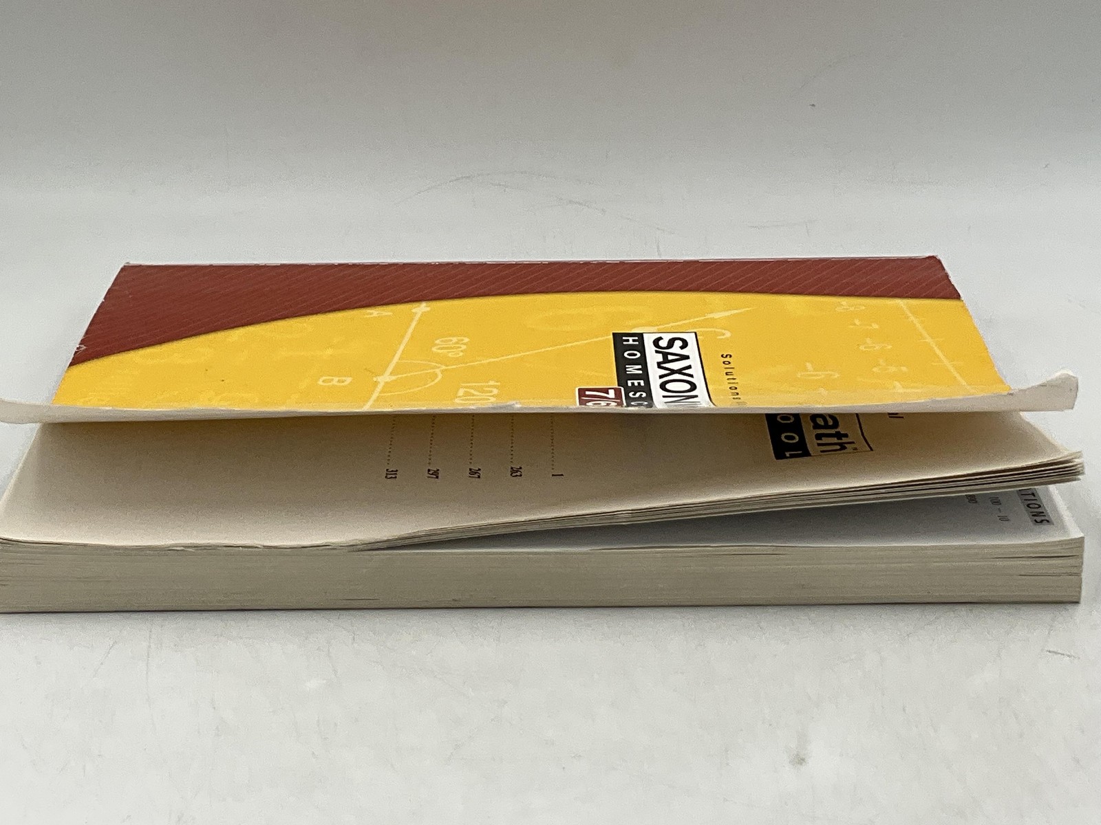 SAXON Math HOMESCHOOL 7/6 Solutions Manual By Stephen Hake Paperback 2005