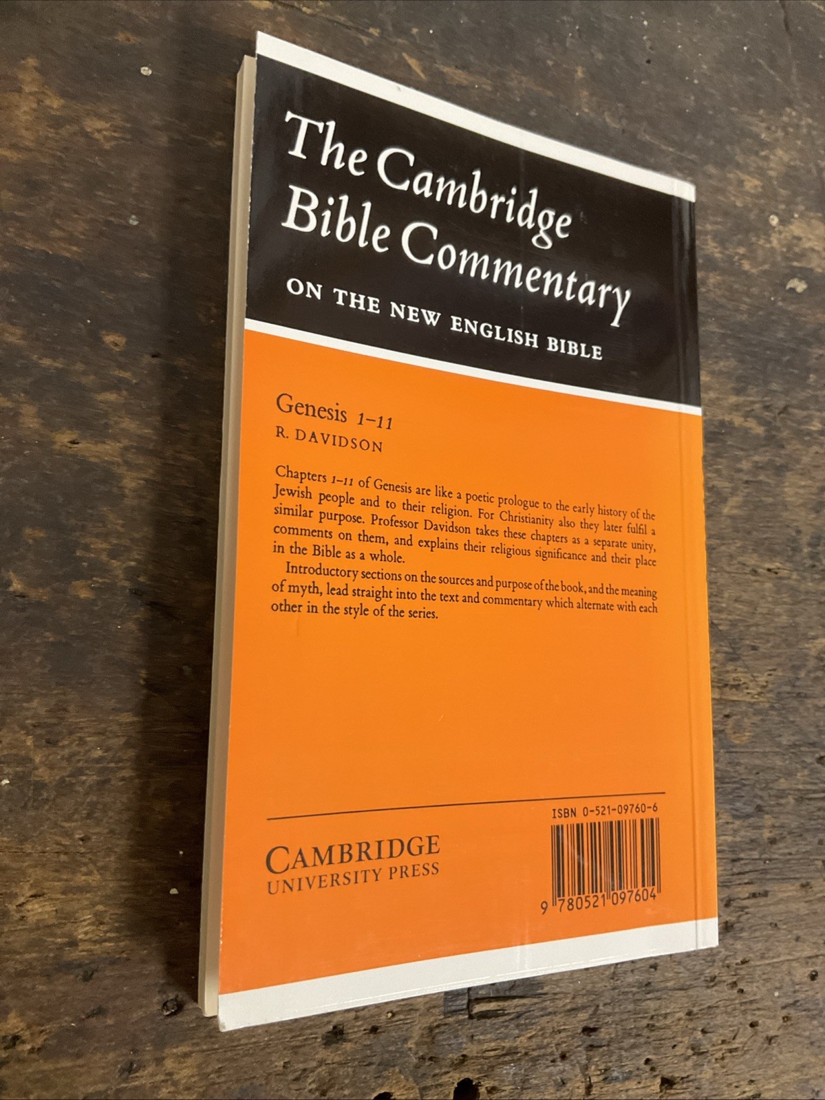 Cambridge Bible Commentaries on the Old Testament Ser.: Genesis, 1-11