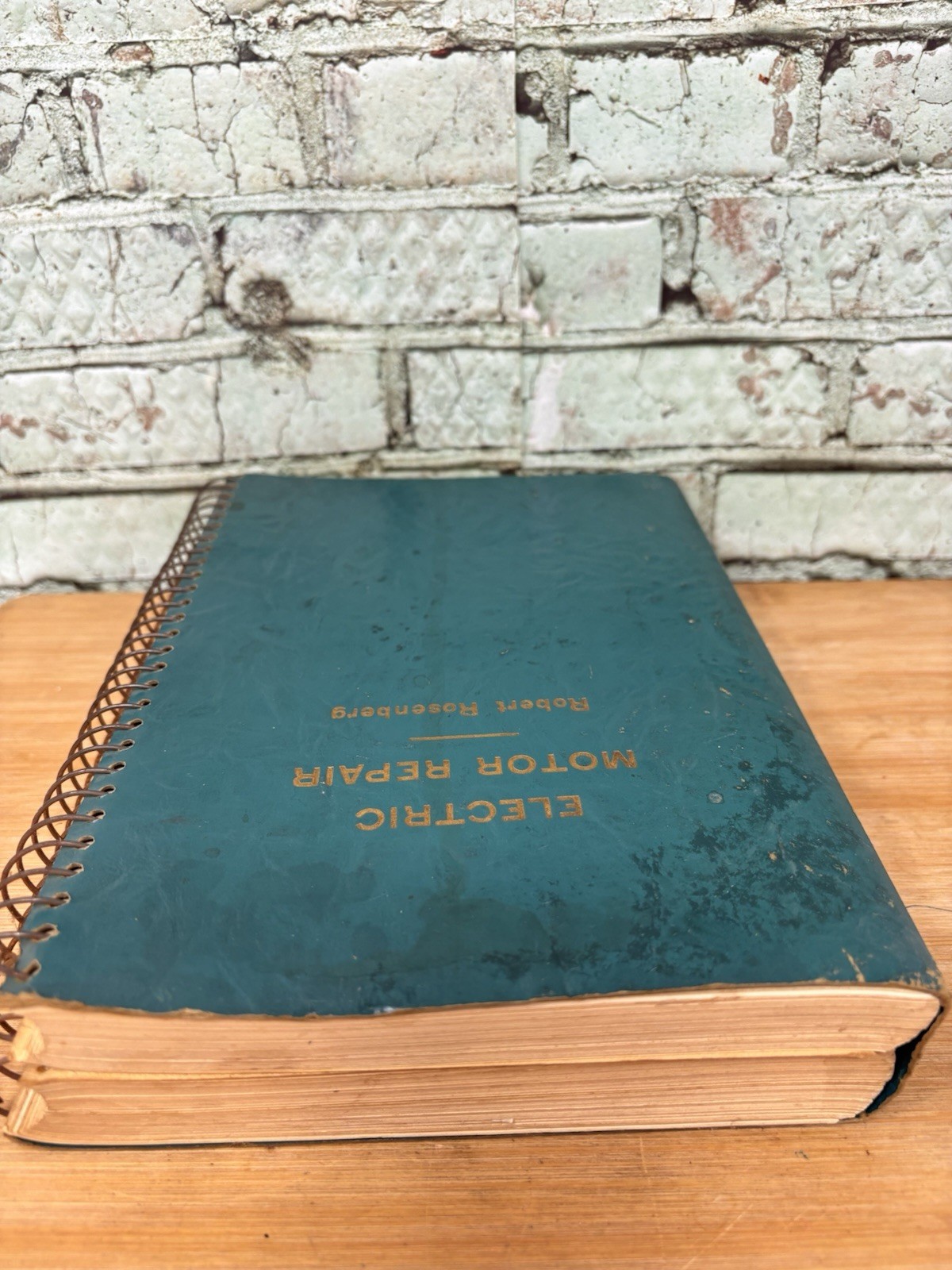 1951 ELECTRIC MOTOR REPAIR Rosenberg Double Book Spiral Bound Enlarged ED READ