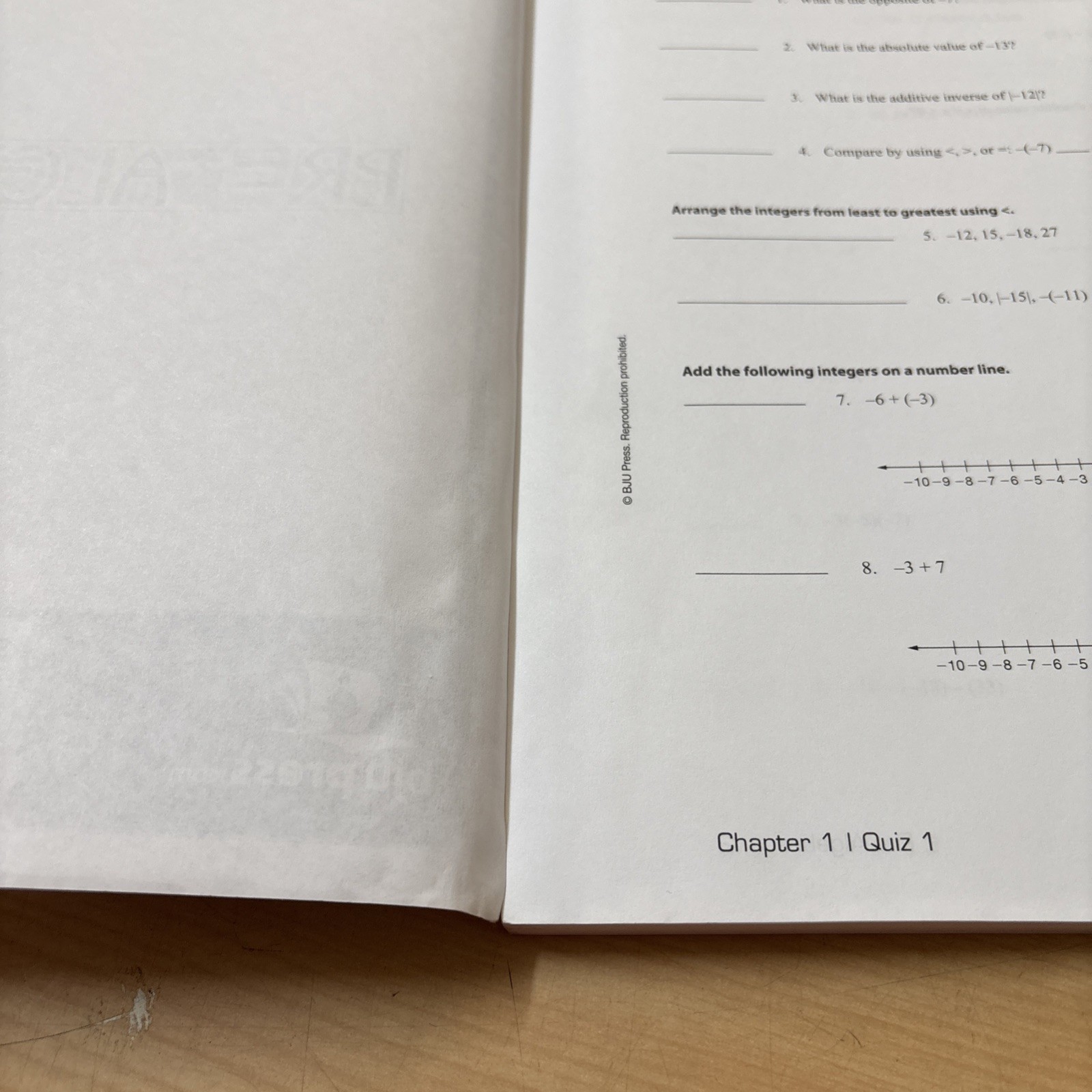 Lot 4 BJU Press Pre-Algebra Second Edition Textbook Tests Activities Answer Key