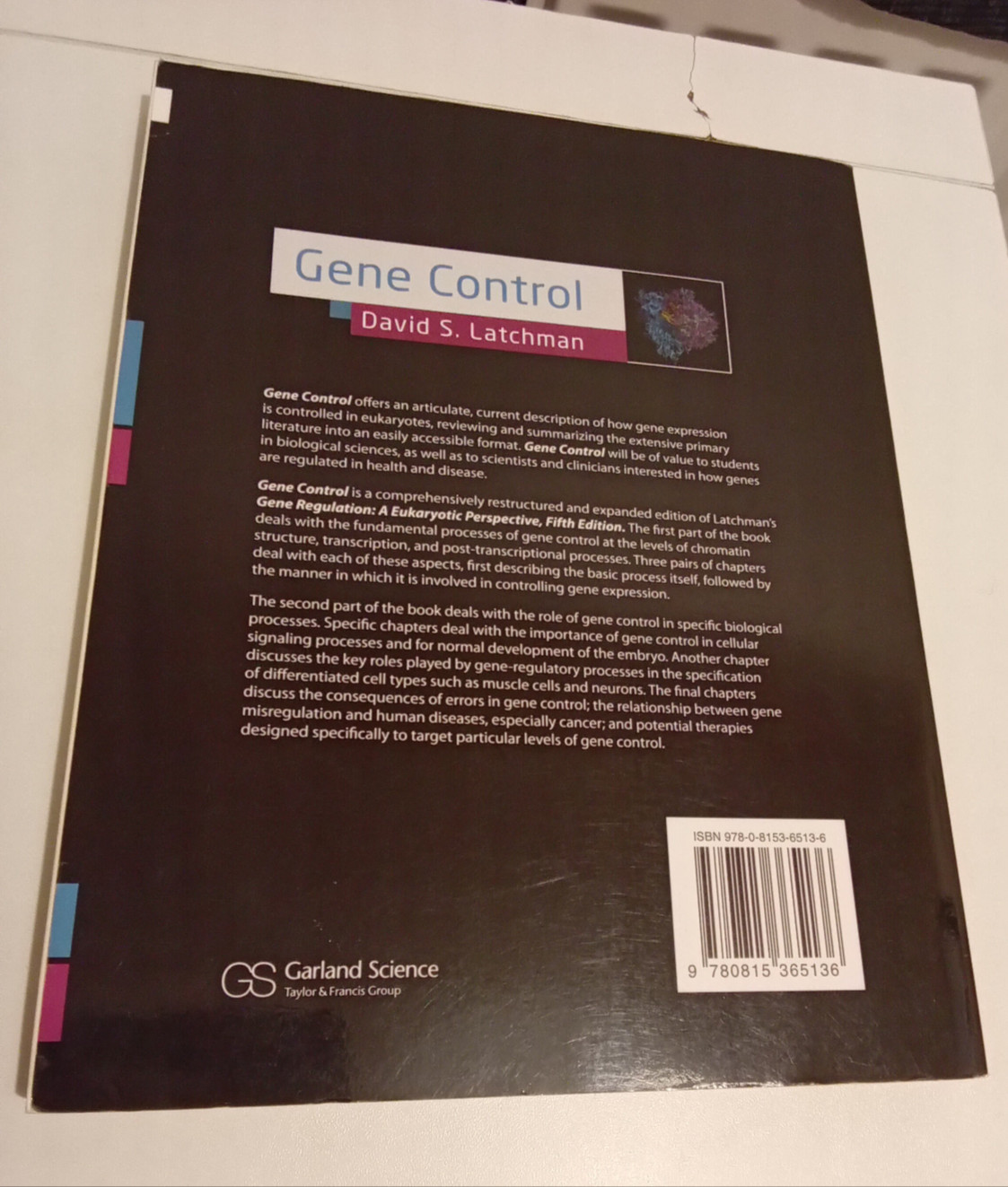 Gene Control by David S. Latchman (2010, Uk-B Format Paperback)