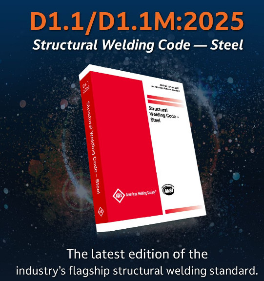 AWS D1.1/D1.1M:2025 – STRUCTURAL WELDING CODE-STEEL 2025