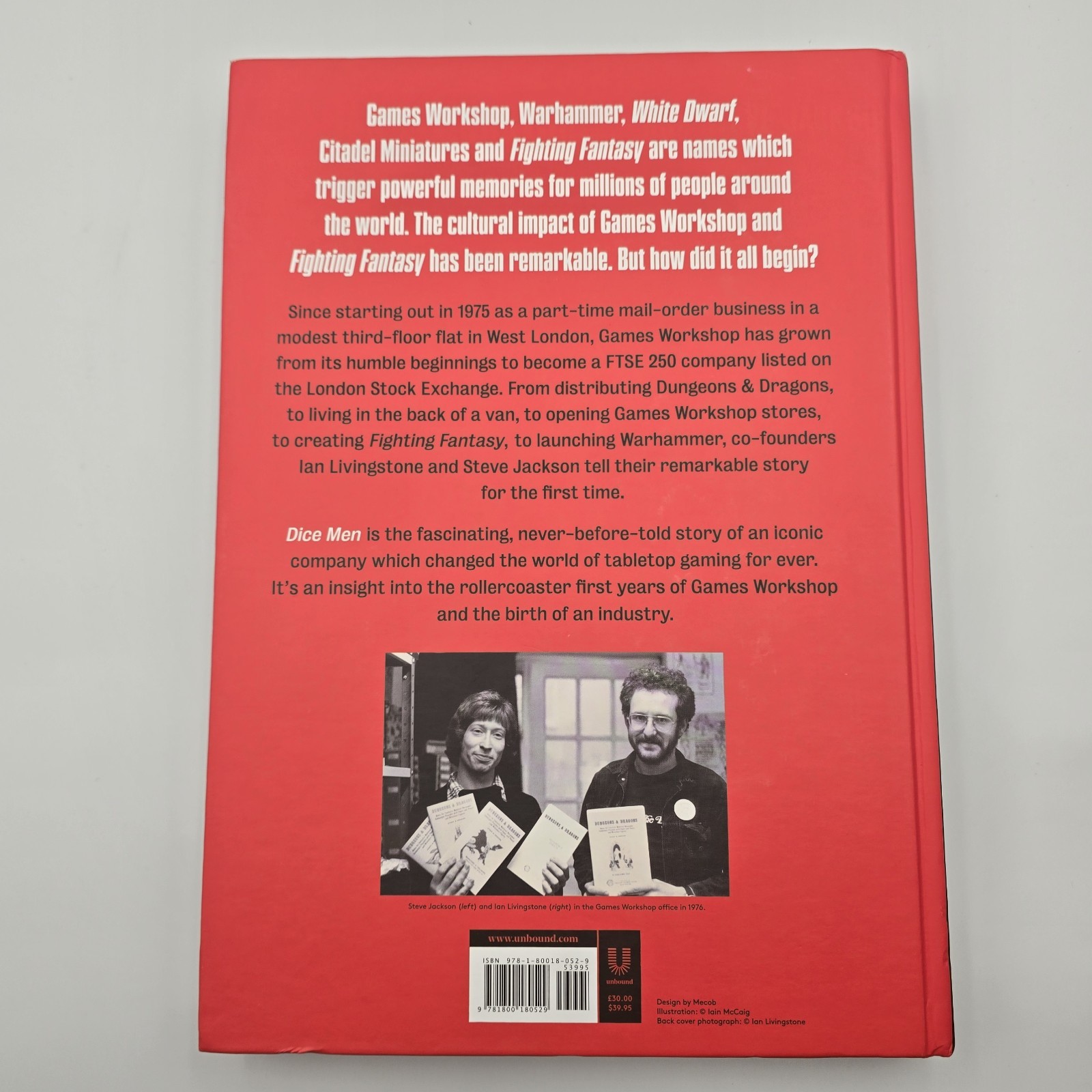Dice Men: The Origin Story of Games Workshop – Hardback Livingstone