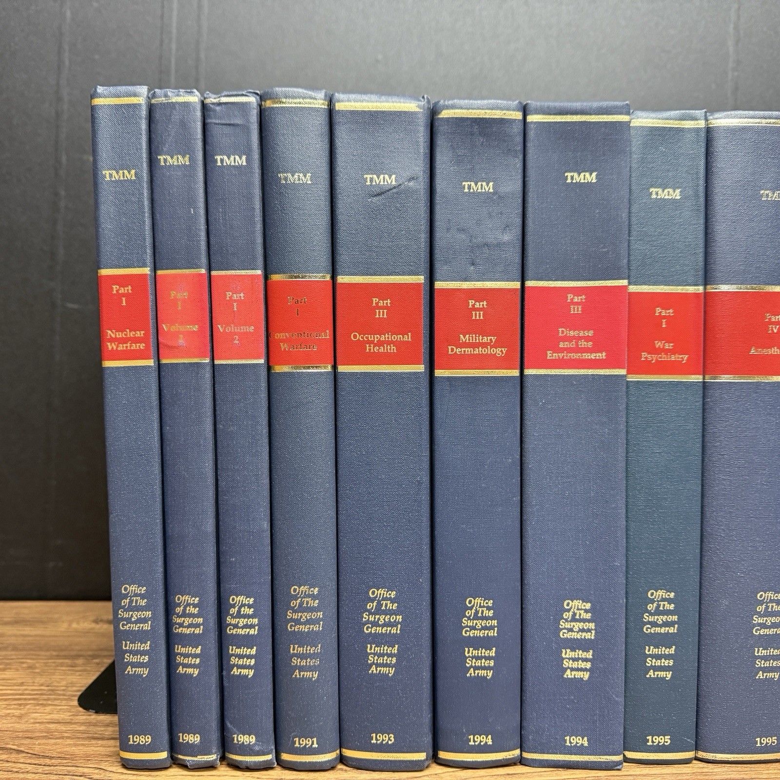 13 Book Set: TMM Textbook of Military Medicine, Surgeon General, US Army