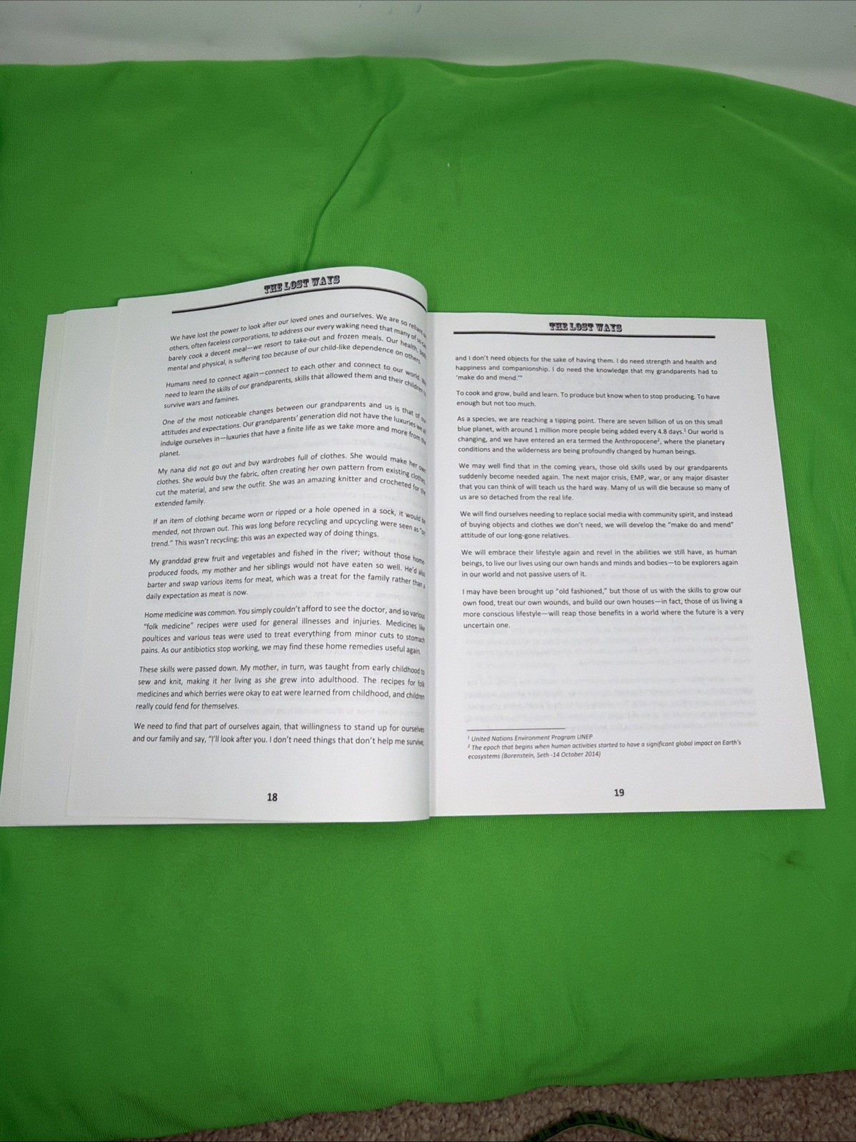 The Lost Ways 3rd Edition by Claude Davis Sr. Paperback Prepper Survival Skills