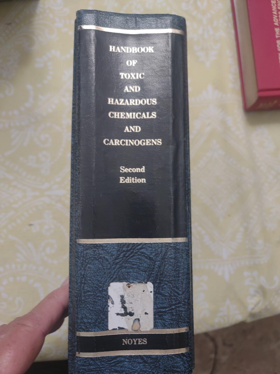 Sittig Handbook Of Toxic And Hazardous Chemicals And Carcinogens Second Edition