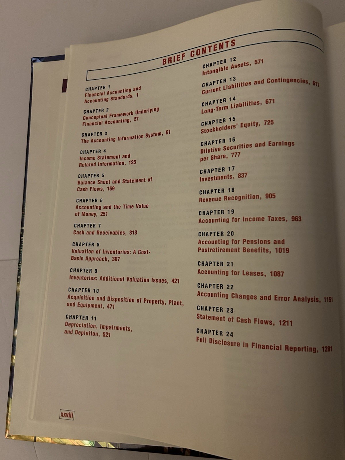 Intermediate Accounting Twelfth Edition Hardcover By Kieso, Weygandt, & Warfield