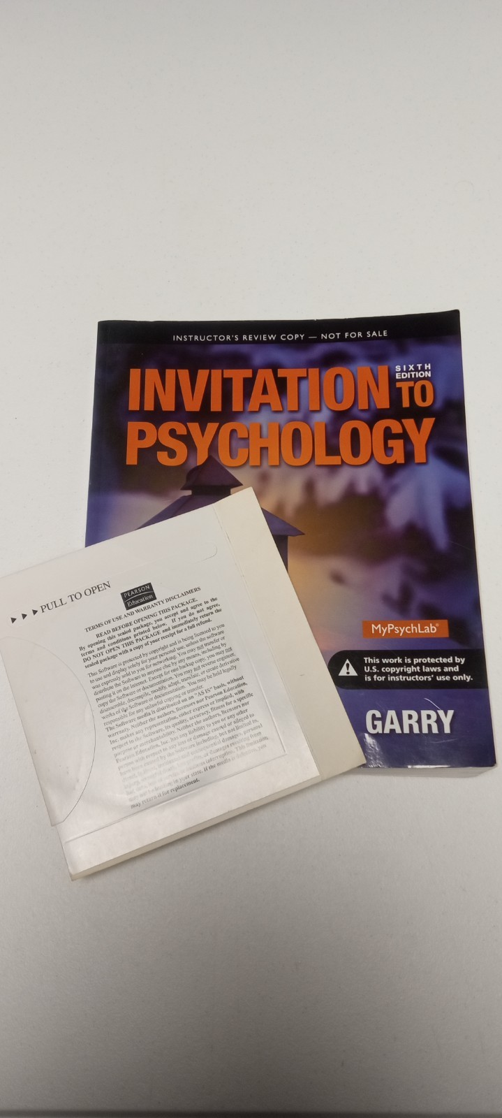 Invitation to Psychology (6th Edition) by Tavris Instructors Edition