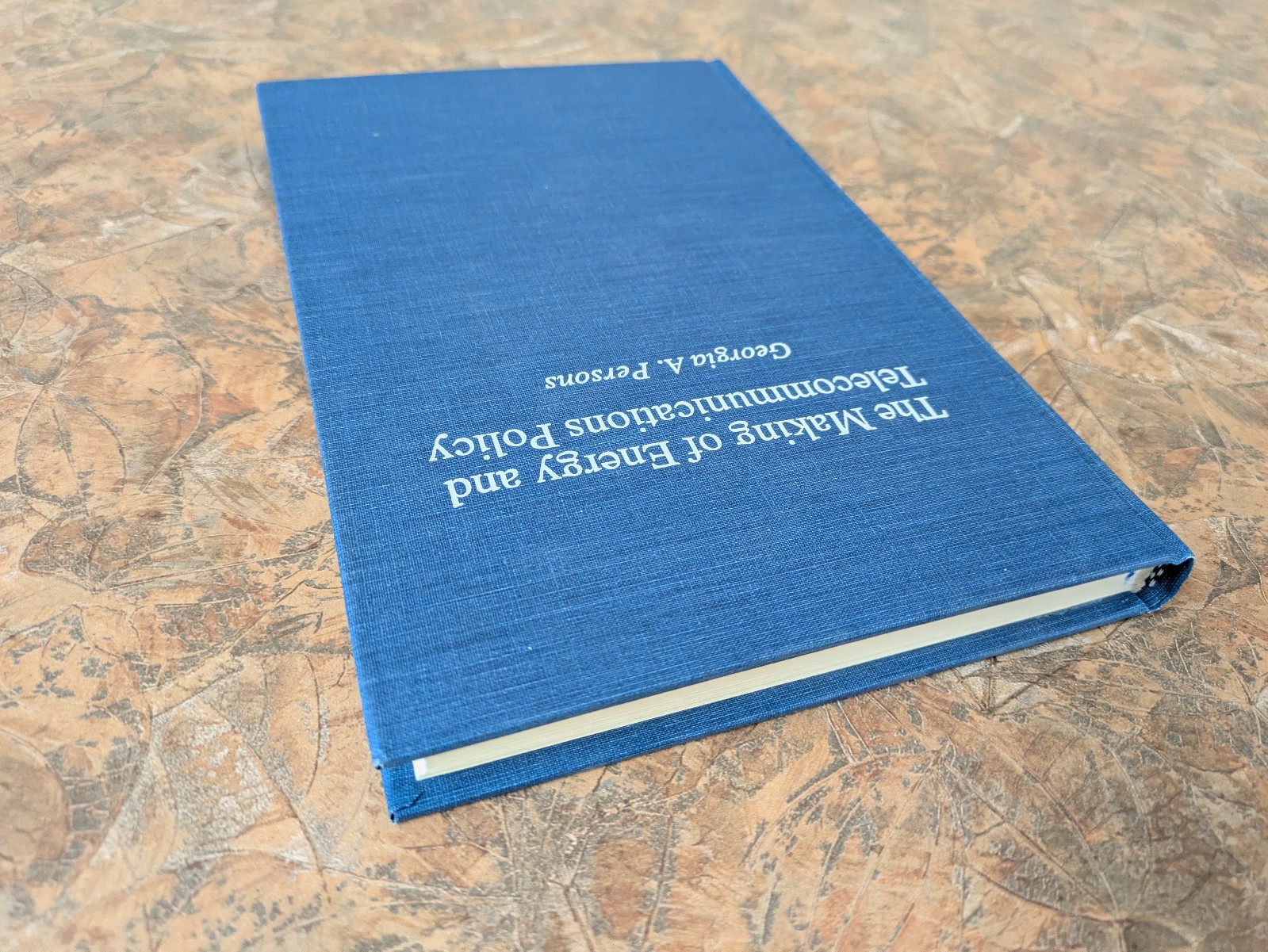 Making of Energy and Telecommunications Policy | Georgia Persons | 1995 HC