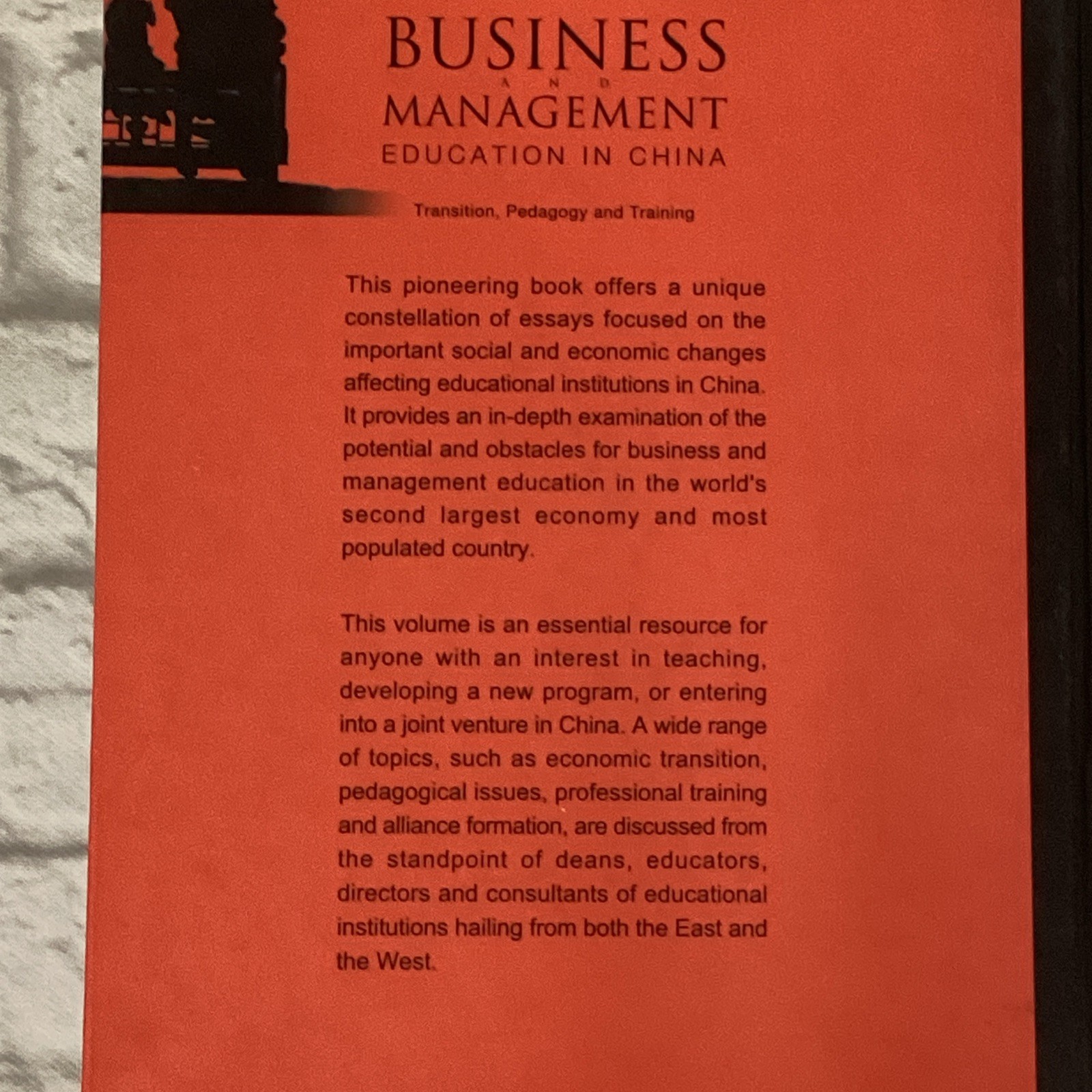 Business and Management Education in China/Edited by Ilan Alon & John R….