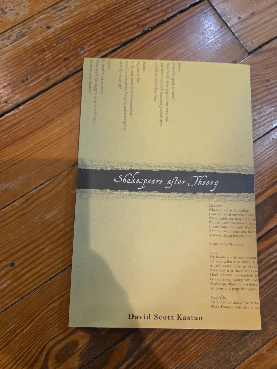 Shakespeare after Theory by David Scott Kastan (1999, Uk-B Format Paperback)