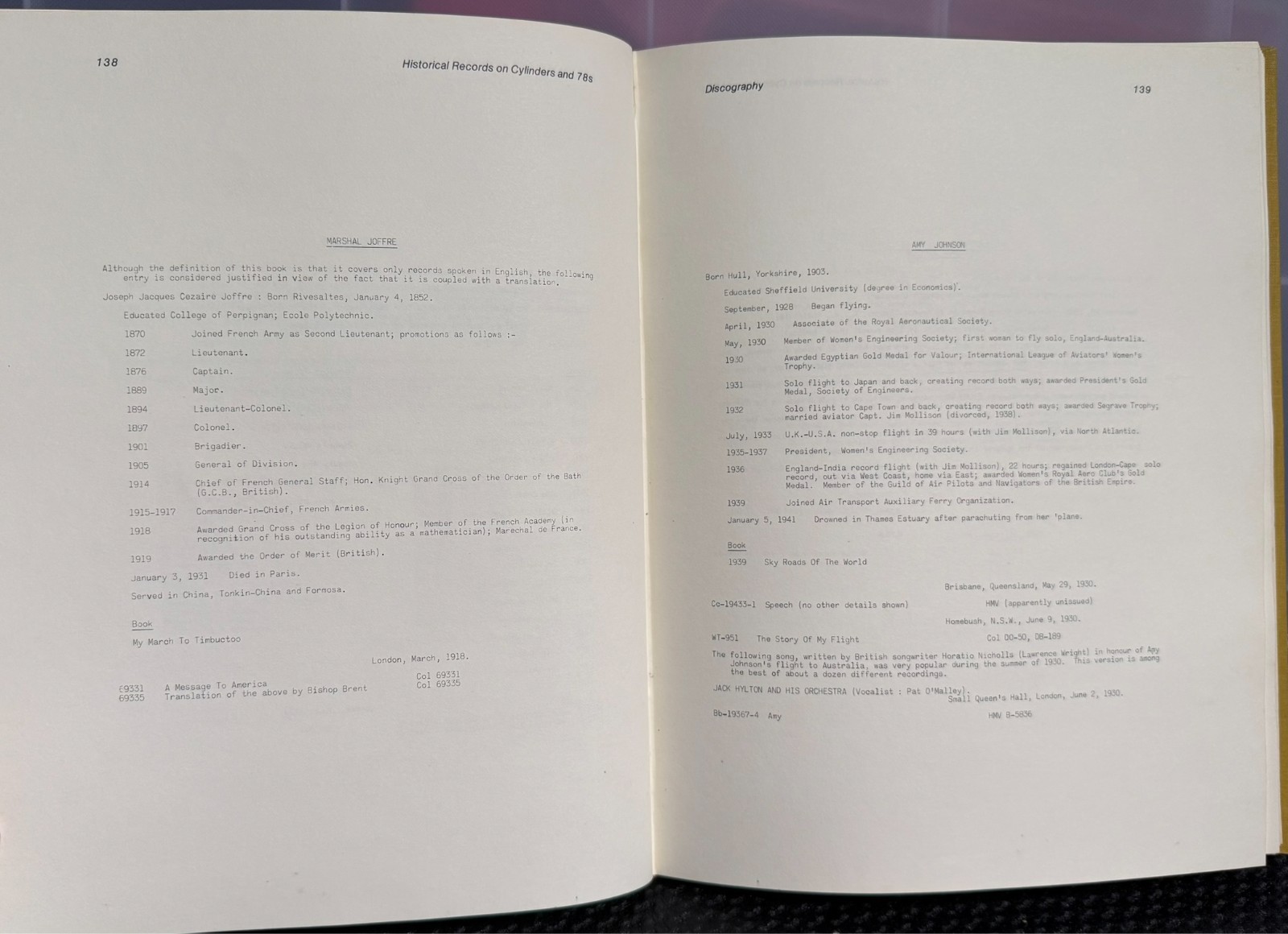 Discography of Historical Records on Cylinders and 78s by Brian Rust
