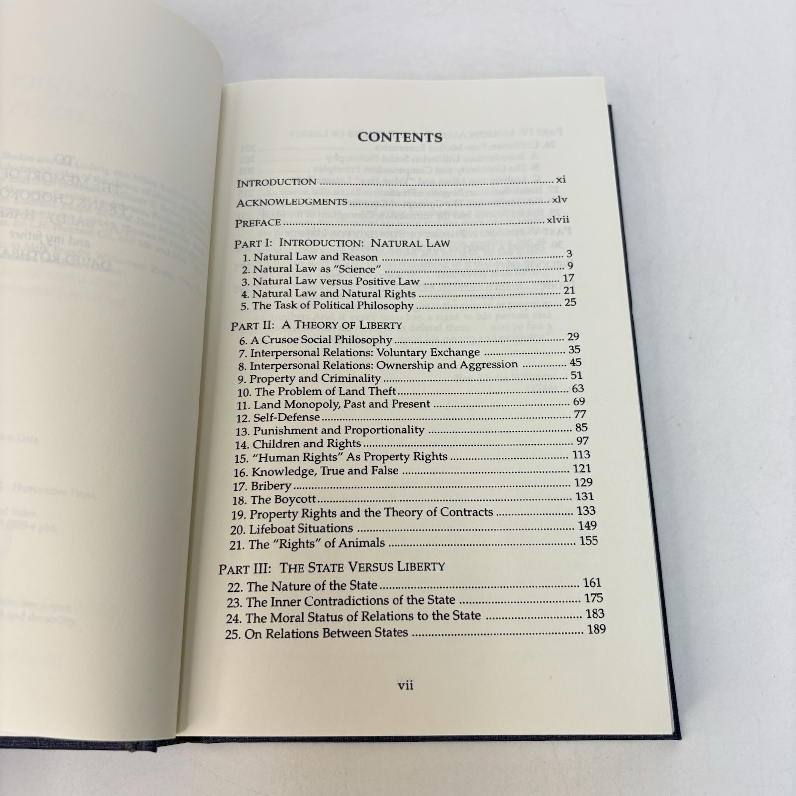 The Ethics of Liberty Murray N Rothbard HC 2002 NYU Press Intro By Hans Hoppe 1V