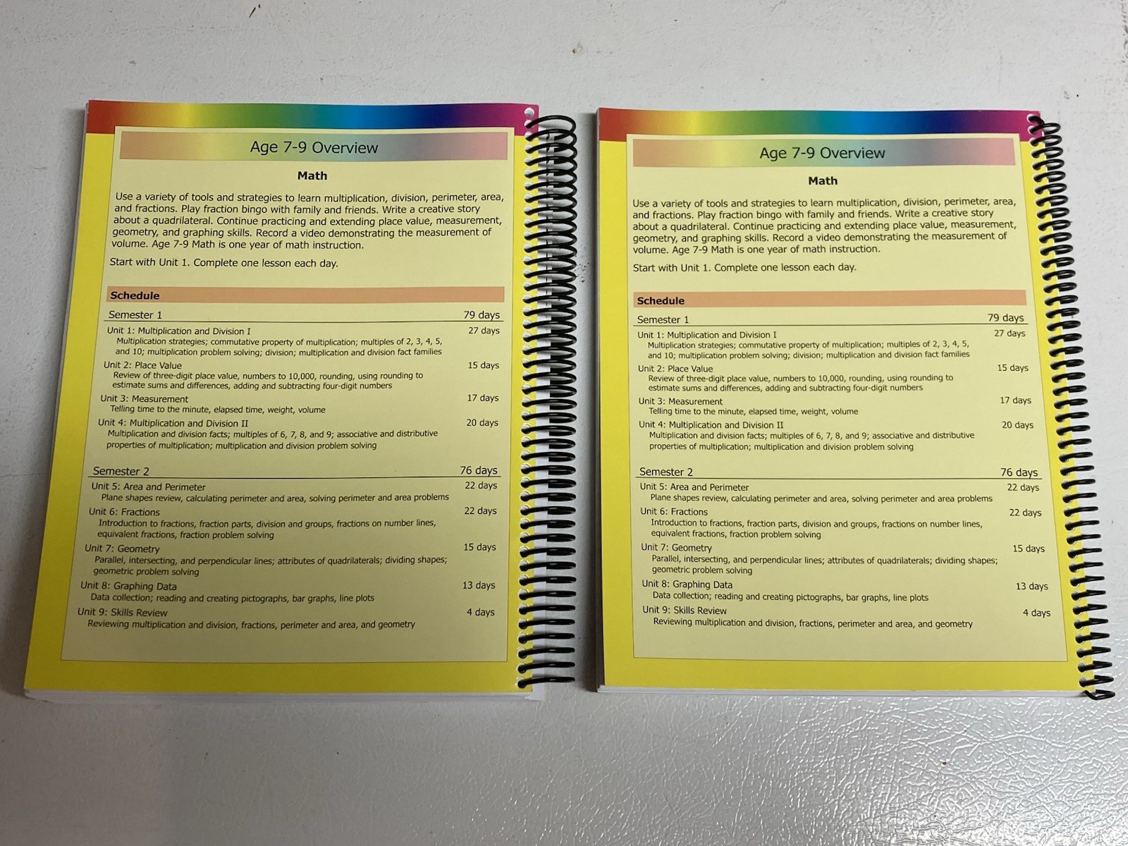 Moving Beyond The Page Math 7-9 Semester 1 Parent Manual Student Activity Book