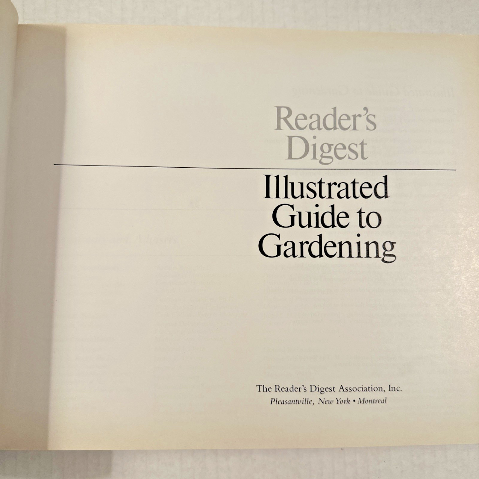 Illustrated Guide to Gardening, VTG 1990, 11th ed 600+ pgs, Hardcover