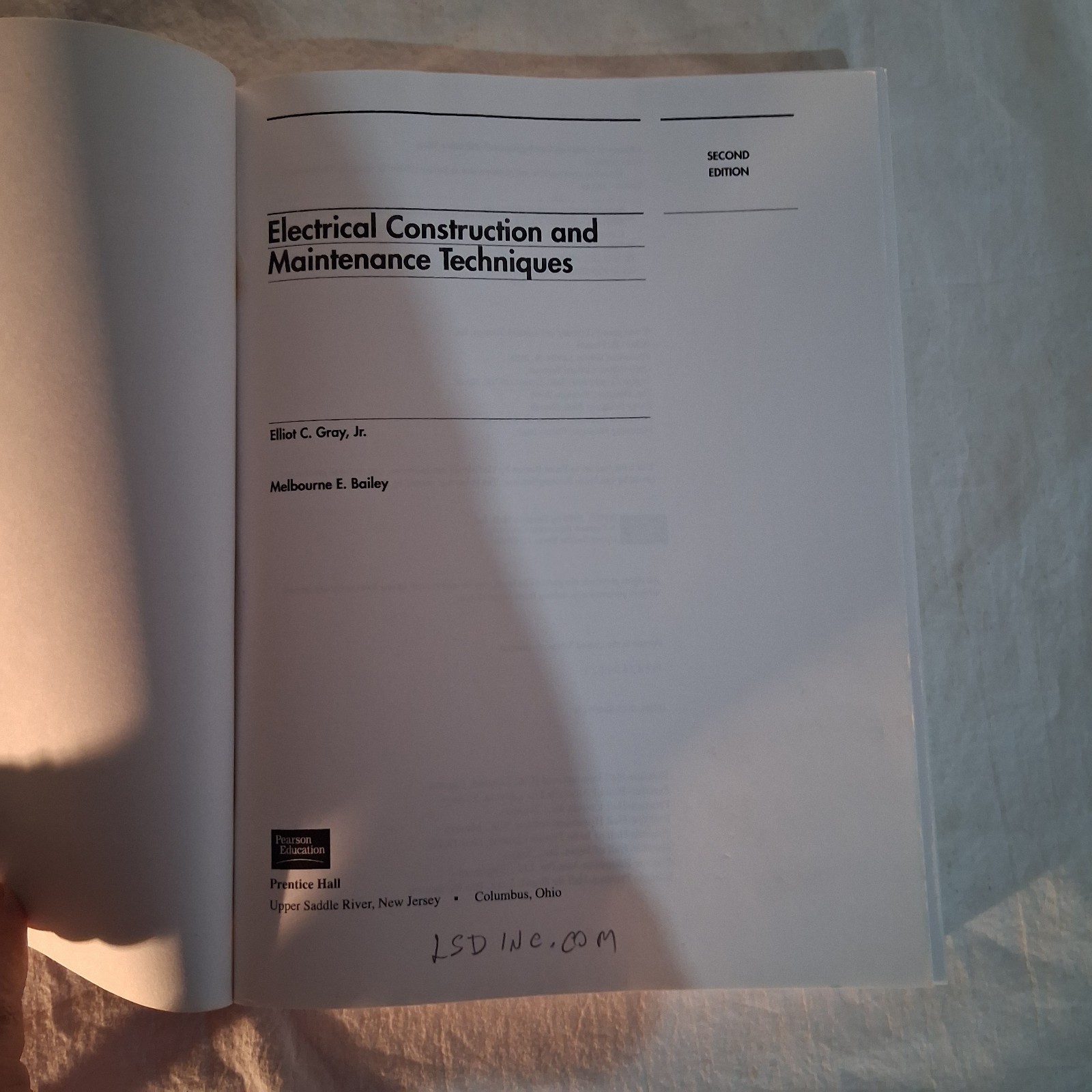 Electrical Construction and Maintenance Techniques Second Edition