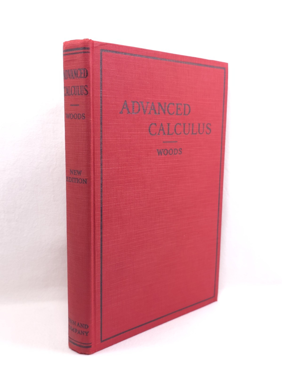 Advanced Calculus Frederick S. Woods MIT 1954 New Edition
