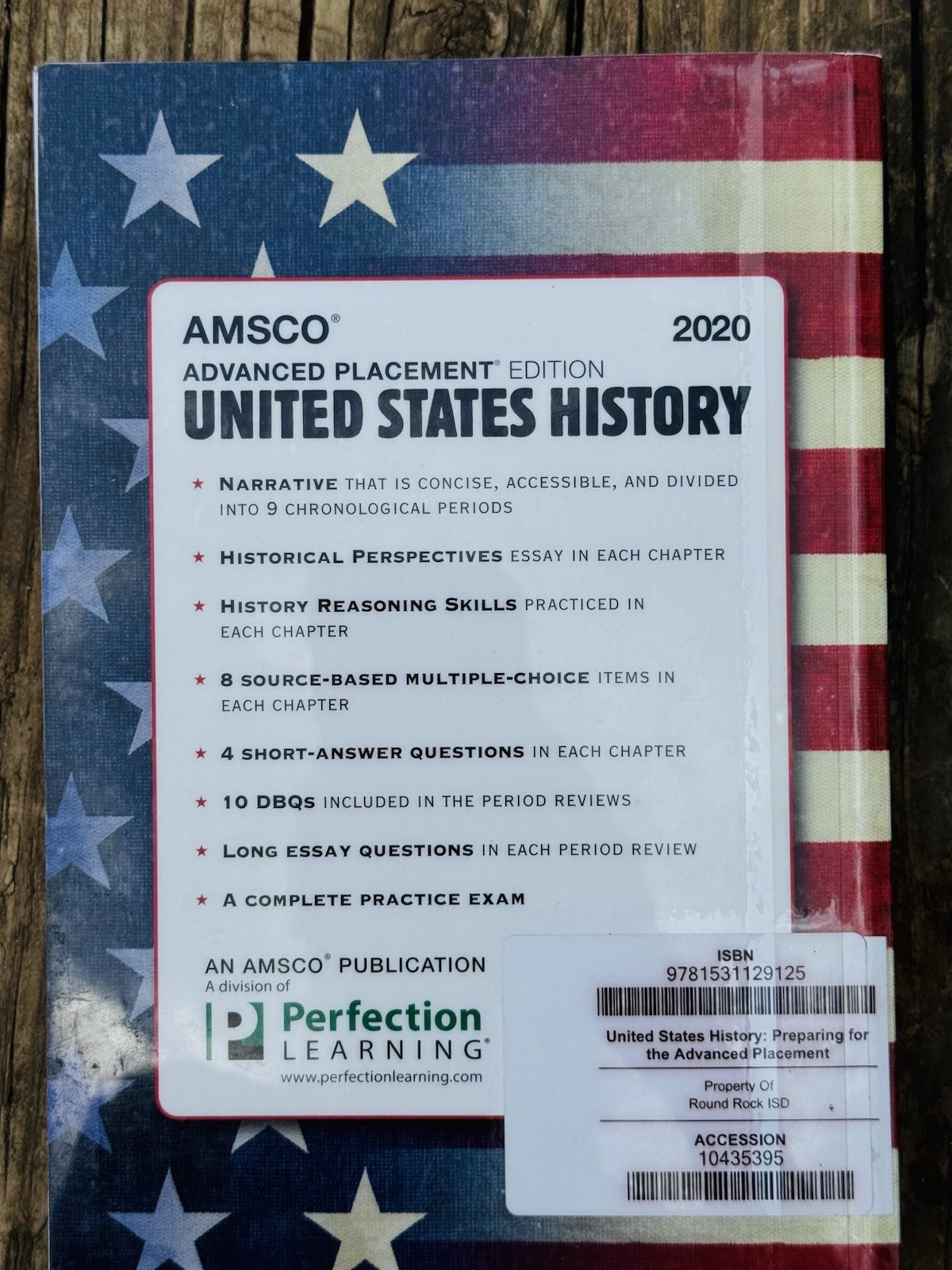AMSCO Advanced Placement United States History 2020 3rd Edition 97815311291 GOOD