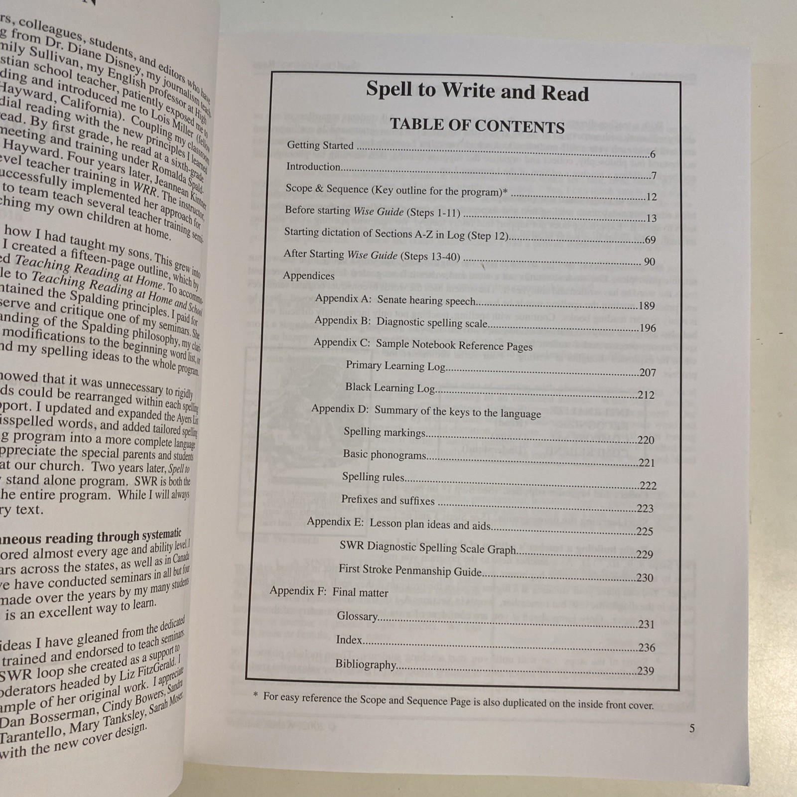 Spell to Write and Read Teacher’s Manual Book