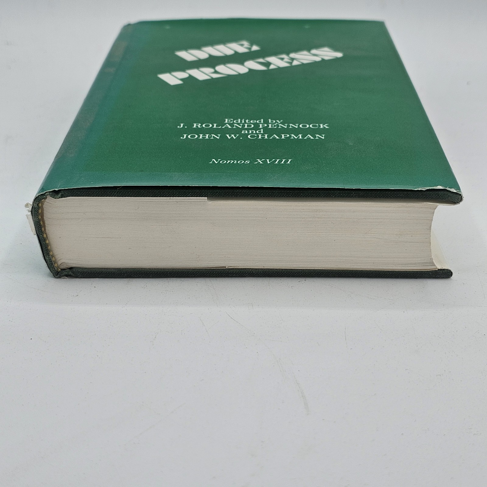 Due Process J Roland Pennock 1977 HC w/DJ Nomos XVIII Political Theory