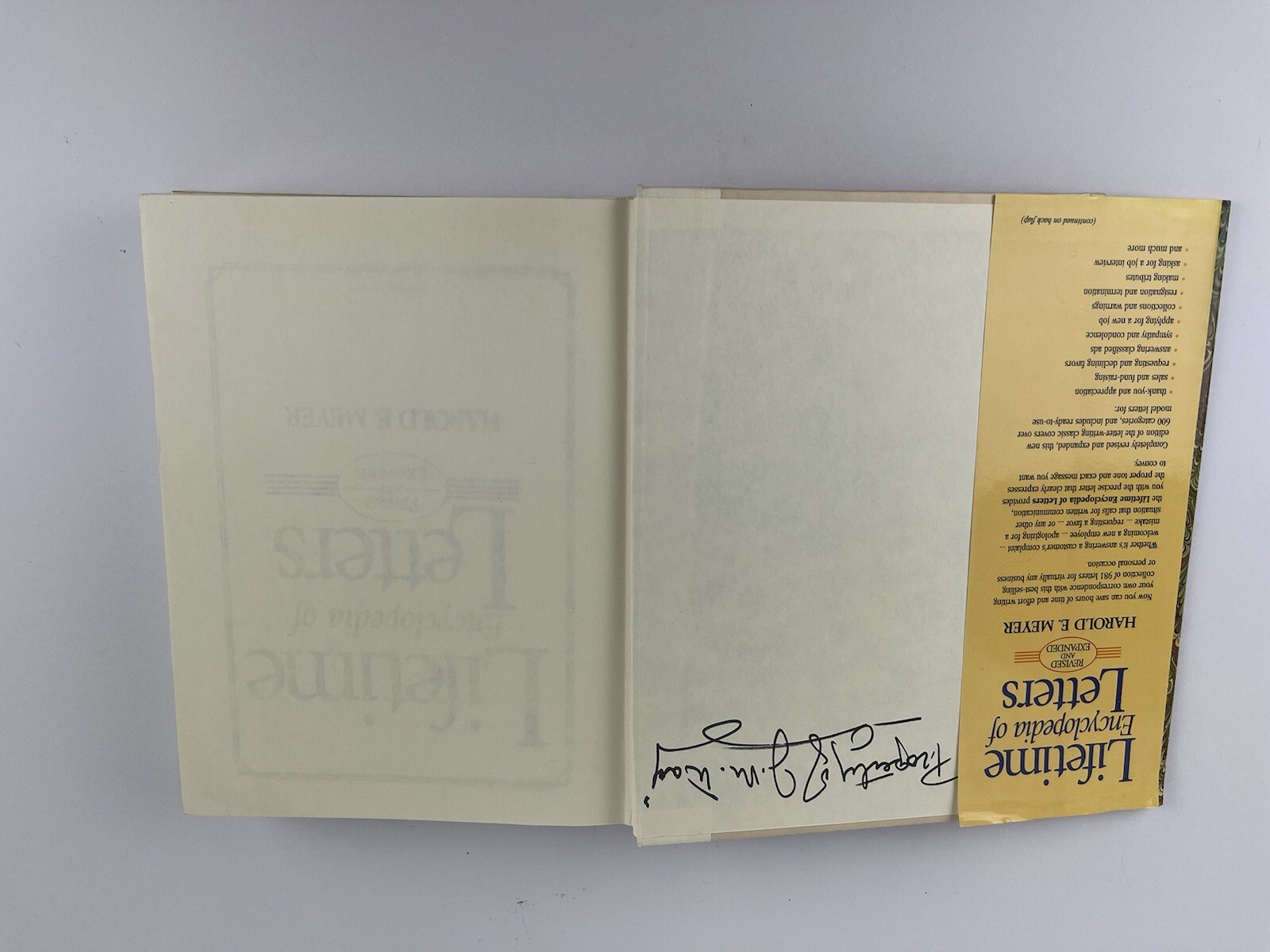 Lifetime Encyclopedia of Letters – 0135295467, Harold E Meyer, hardcover
