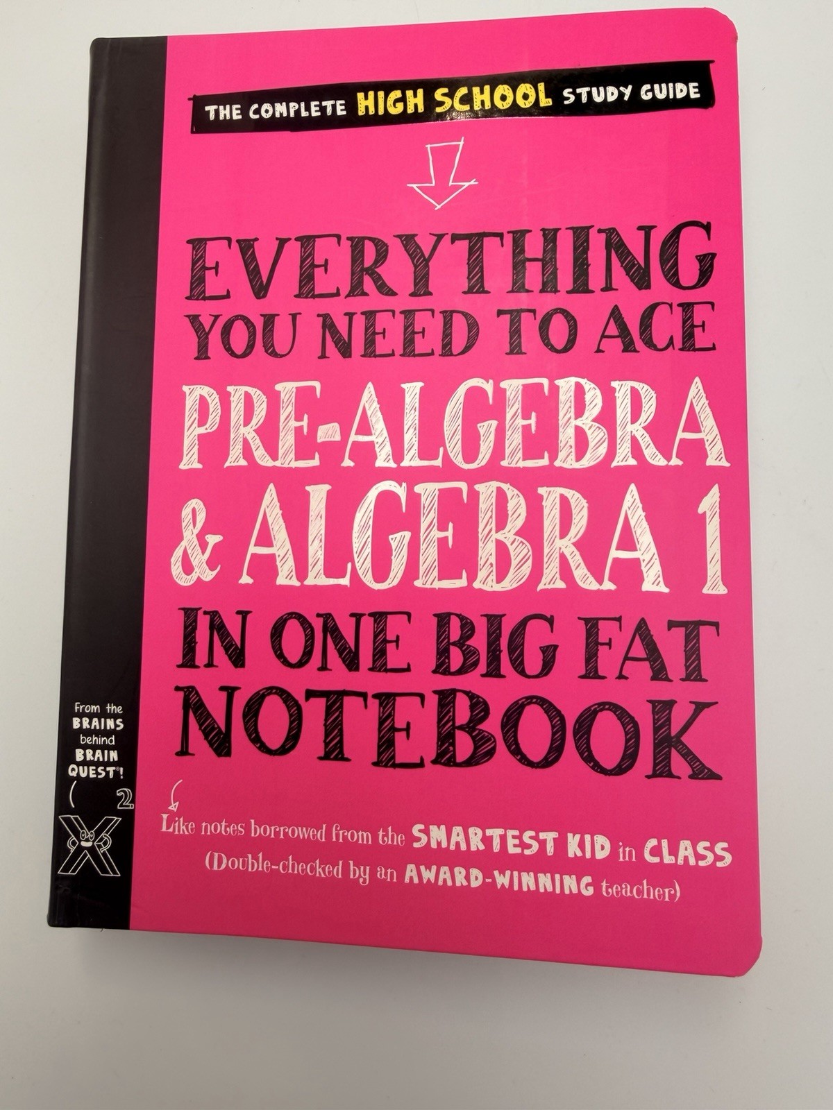 NEW! Everything You Need To Ace Pre-Algebra & Algebra 1 In One Big Fat Notebook