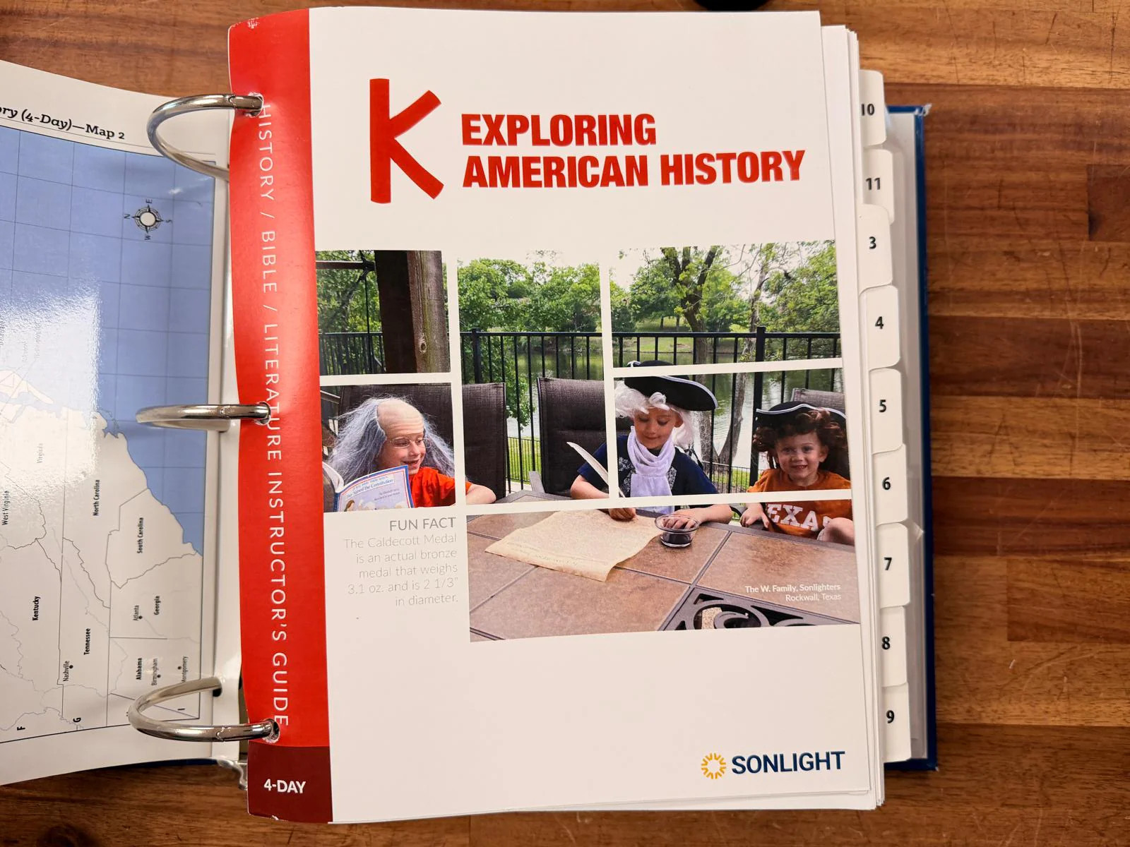 Sonlight K Instructor’s Guide Binder History LA Science 4-Day