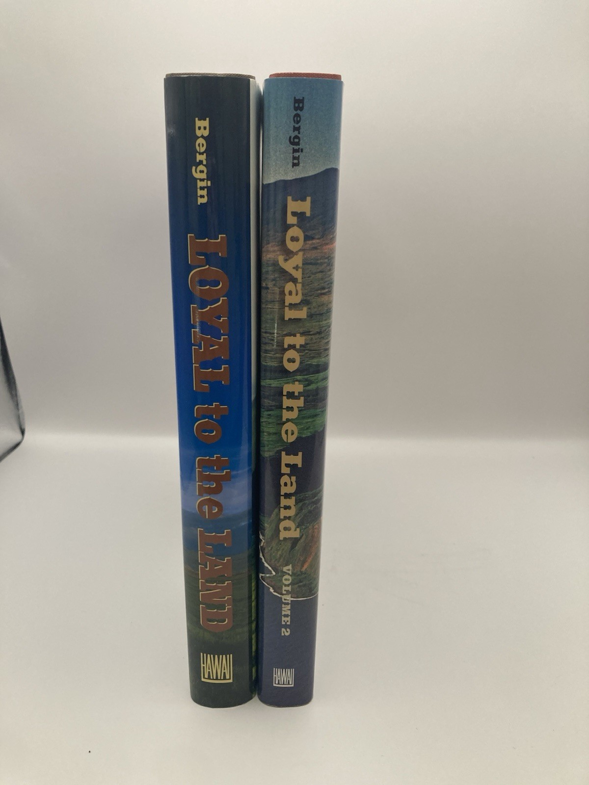 Loyal to the Land Dr. Billy Bergin Volumes 1 & 2 Parker Ranch Hawaii HC w/DJ