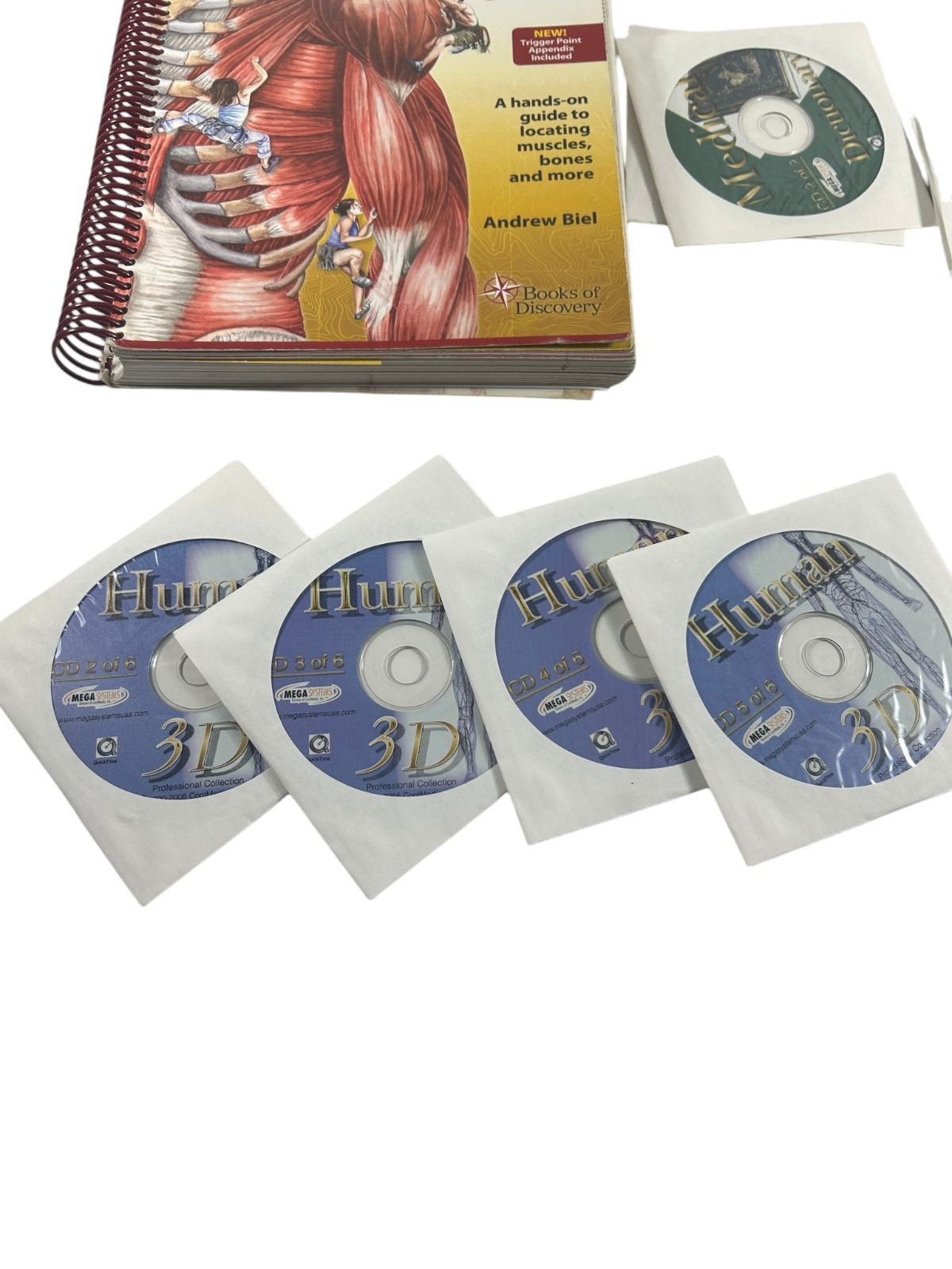 Trail Guide to the Body 5th Edition Spiral Andrew Biel Missing 2 CDs