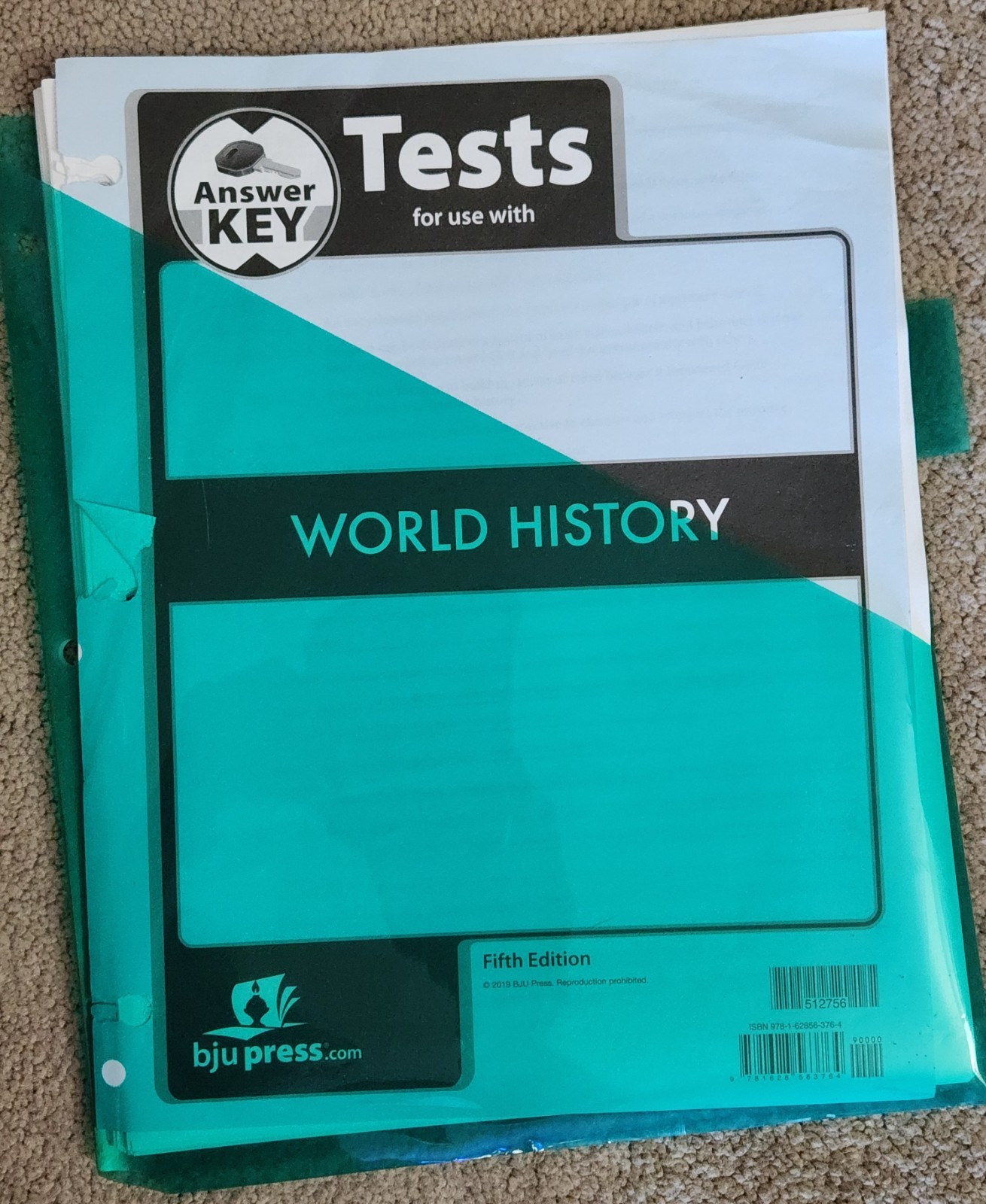 Bob Jones University World History 5th Edition Bundle