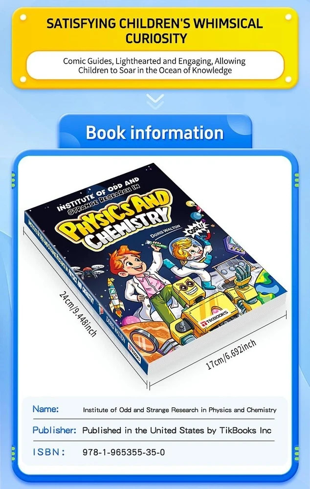 Comic Form to Teach Mathematics, Physics, and Chemistry Knowledge, Designed to S