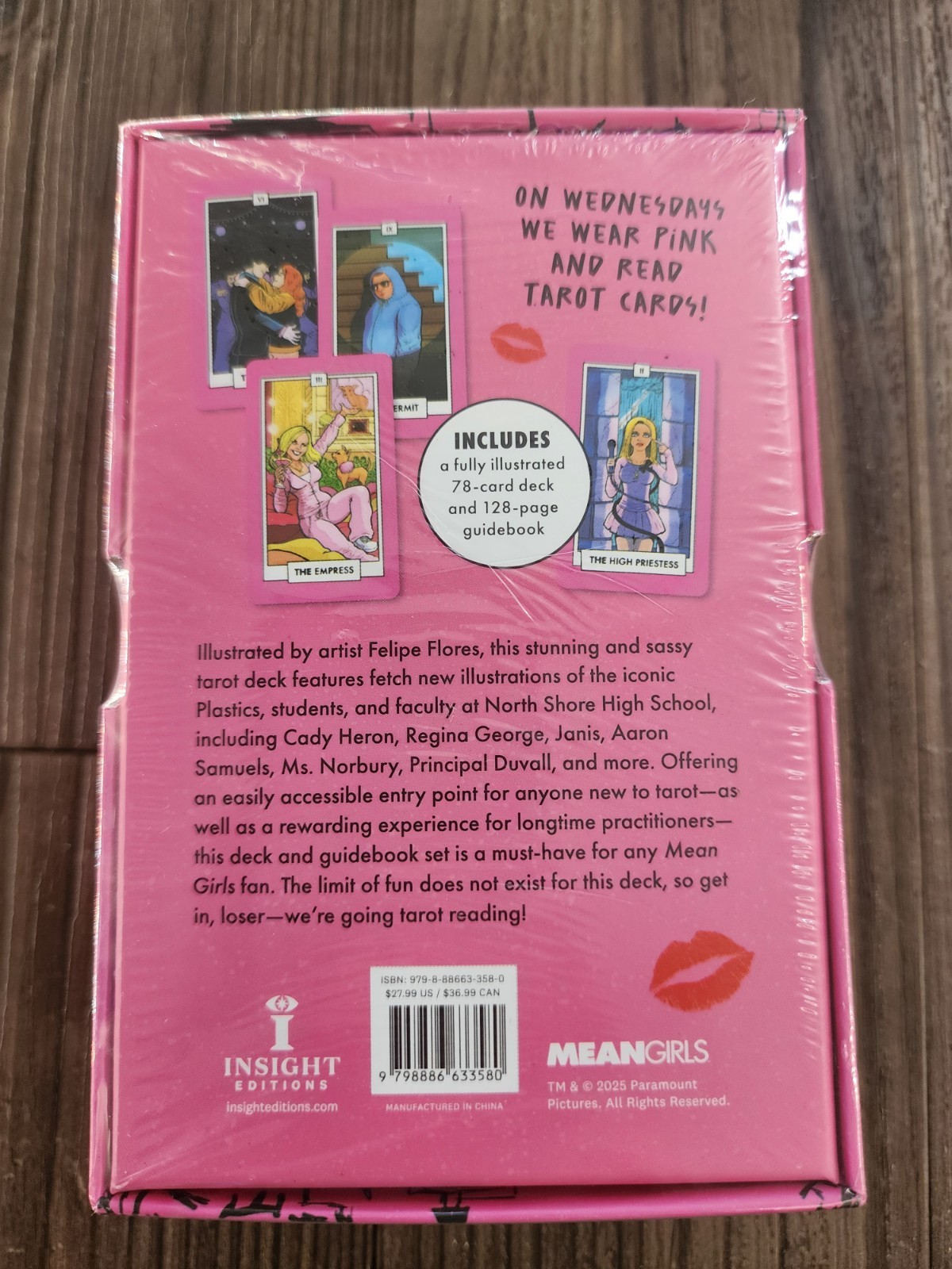 Mean Girls Tarot Deck and Guidebook by Linzi Silverman Cards Book