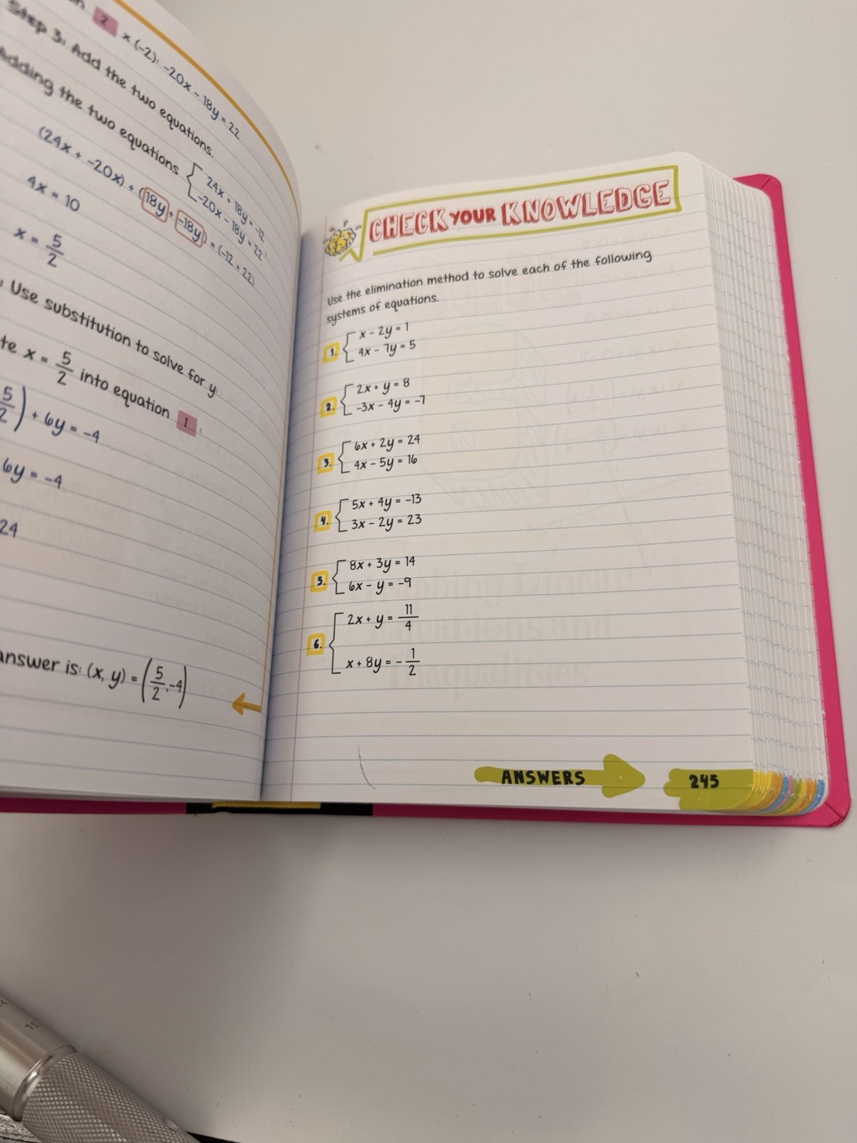 NEW! Everything You Need To Ace Pre-Algebra & Algebra 1 In One Big Fat Notebook