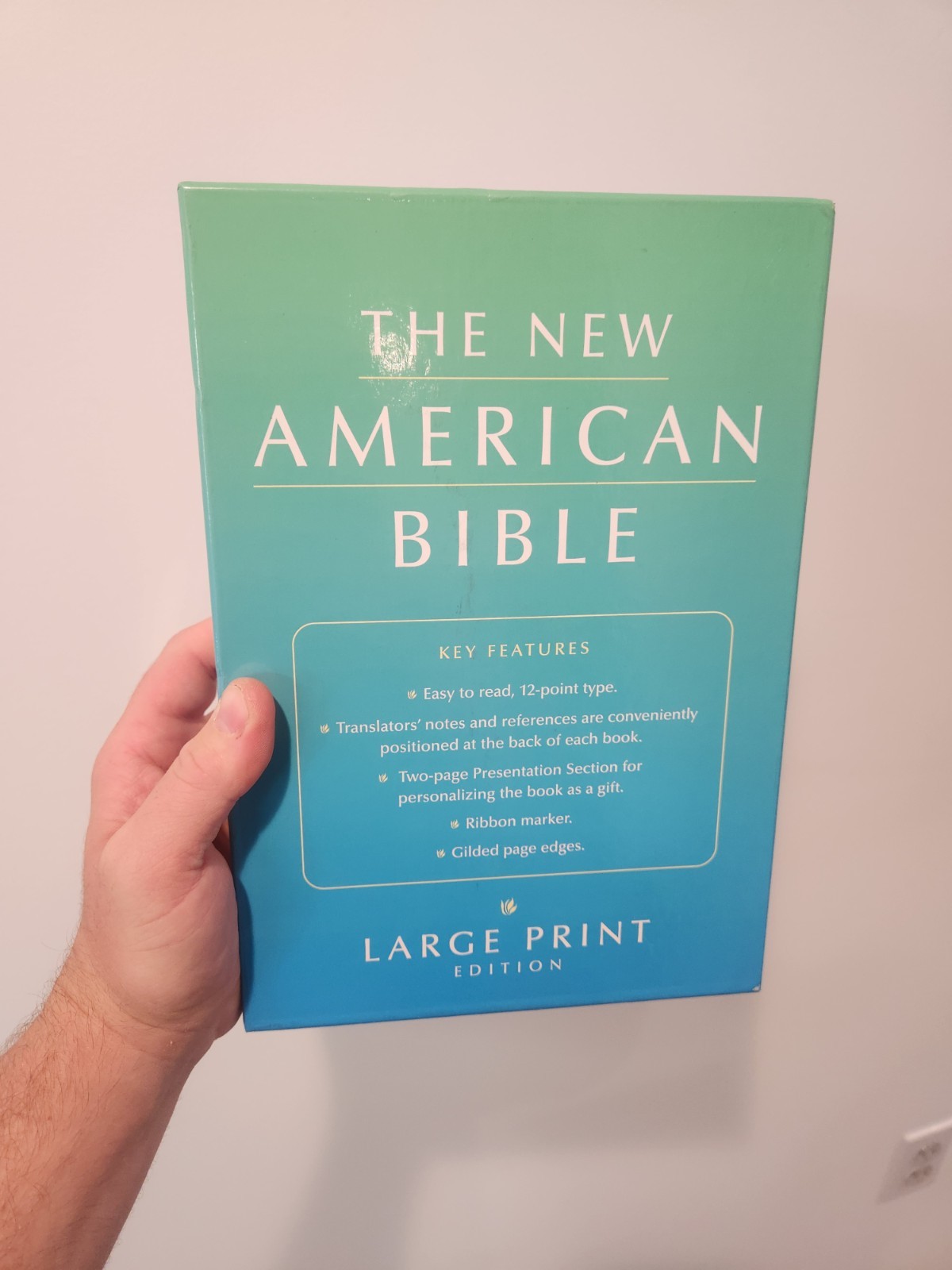 The New American Bible Large Print Edition Oxford University Press 12 Point Type