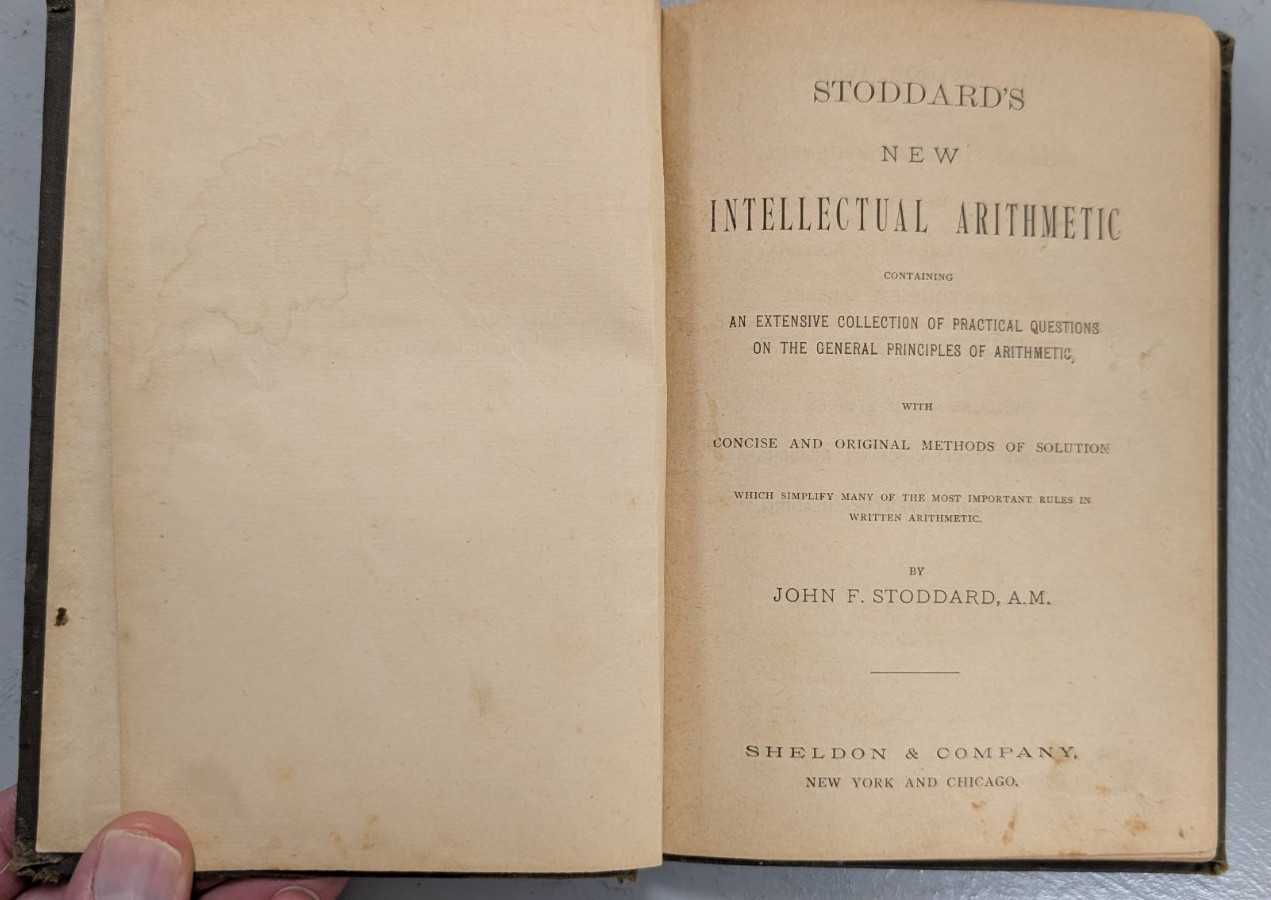 (4) Pre-1900 Educational Books: Stoddard’s; Irish’s; Baldwin’s; Seymour Eaton