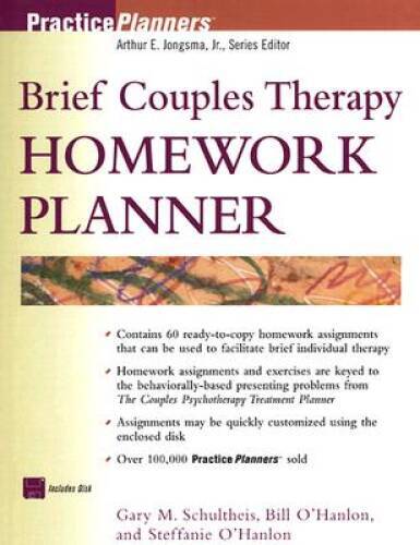Brief Couples Therapy Homework Planner (PracticePlanners) – Paperback – GOOD