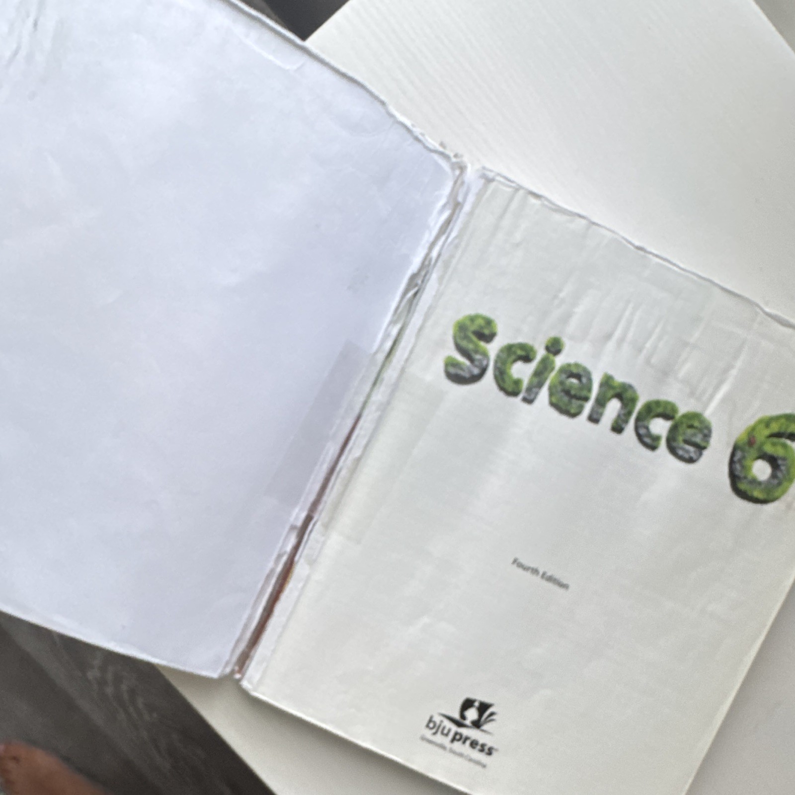 BJU Press Science 6 Textbook 4th Edition Hardcover Middle School