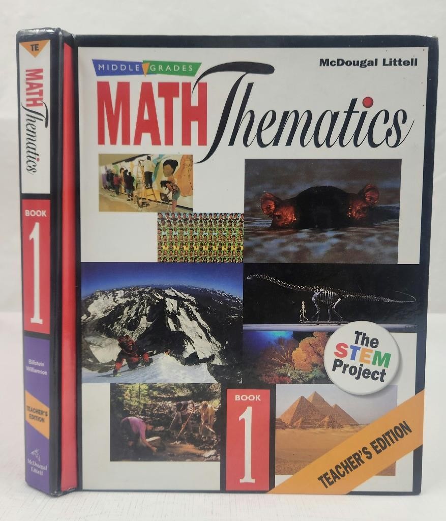 Middle Grades Math Thematics Book 1 Teacher’s Edition – McDougal Littell