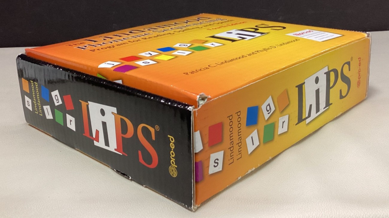 LIPS LINDAMOOD PHONEME SEQUENCING PROGRAM 4th Edition Complete W/O White Board
