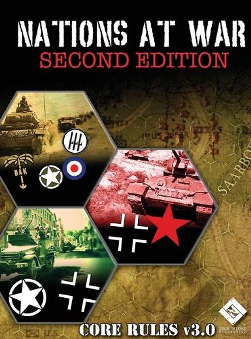 Nations At War Core Rules v3.0 by David Heath (English) Hardcover Book
