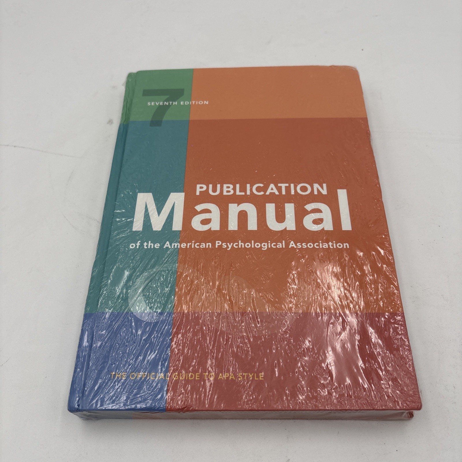 APA Publication Manual 7th Ed Hardcover – New/Sealed– No Highlighting– Free Ship