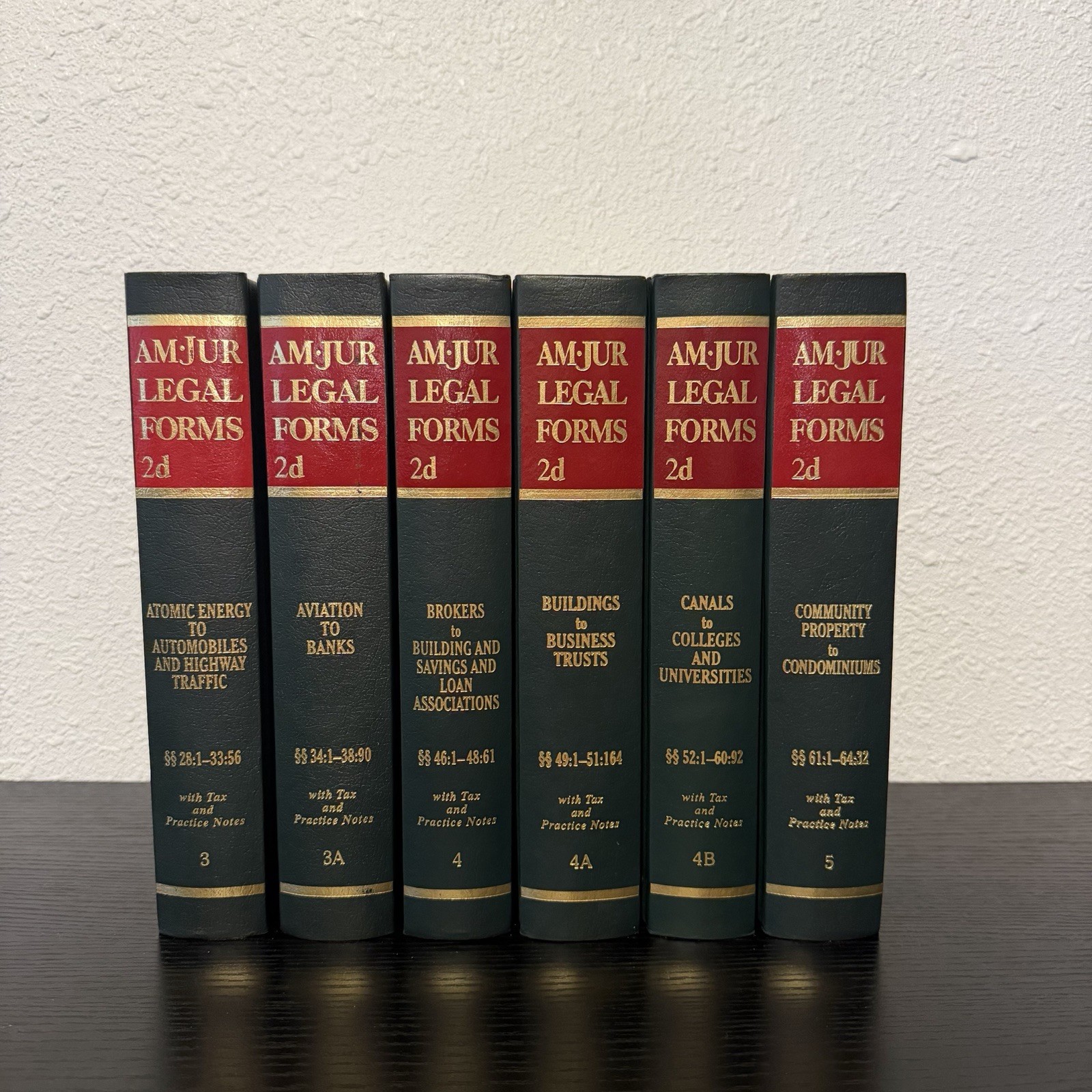 AM JUR Legal Forms 2d Law Reference Book Volume Choice You Pick Hardcover