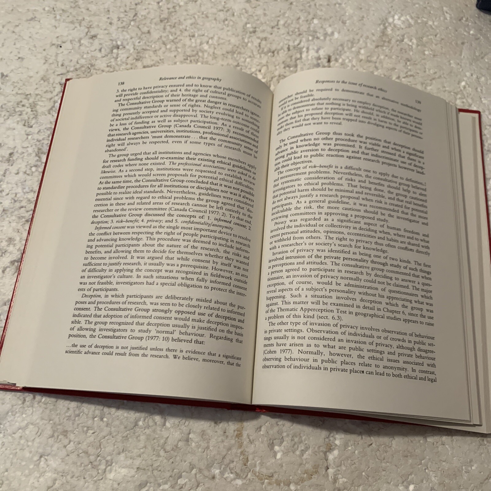 Relevance and Ethics in Geography by Bruce Mitchell & Dianne Draper 1982 HC/1st