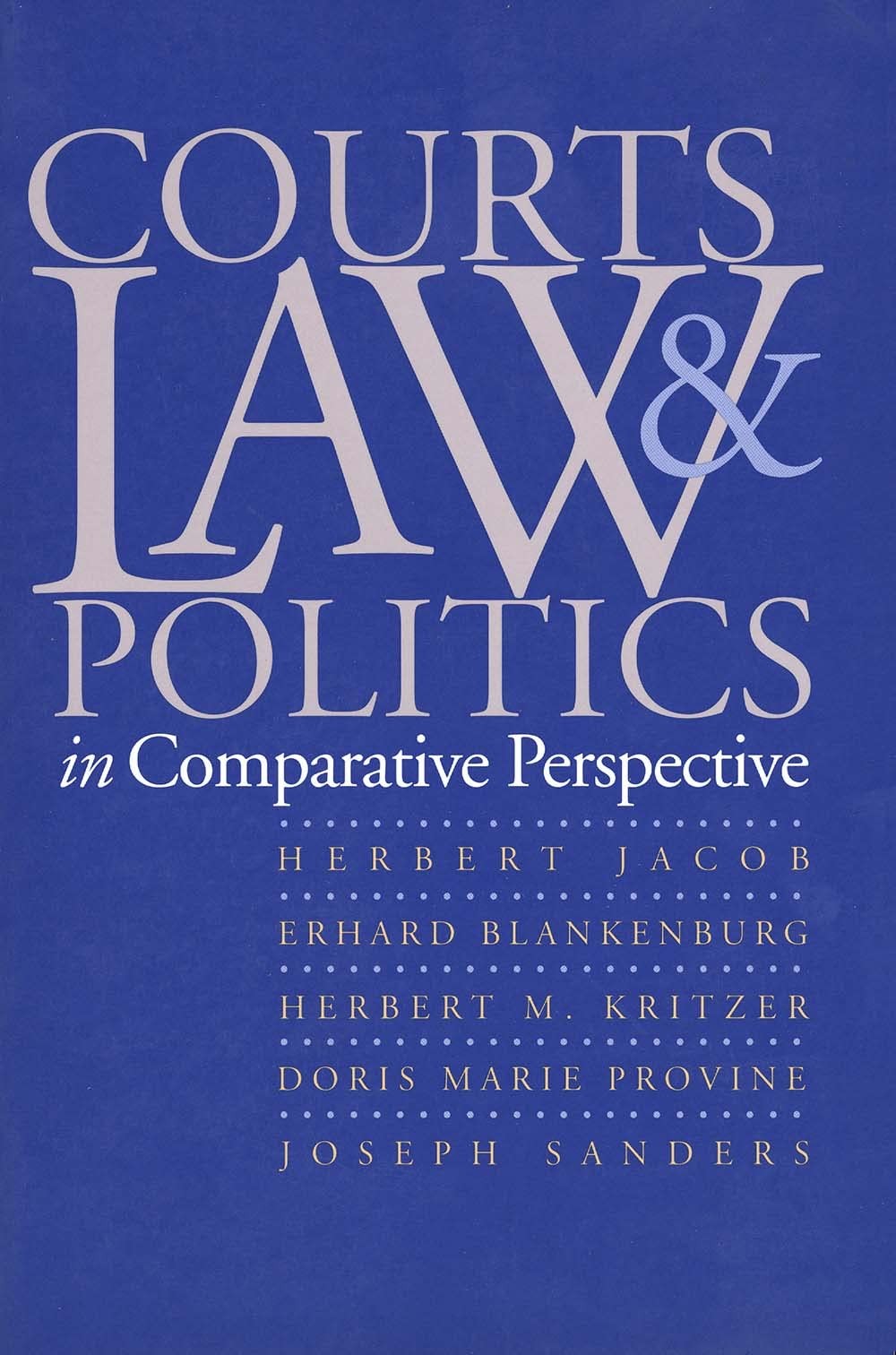 Courts, Law, and Politics in Comparative Perspective – paperback Jacob, Herb…