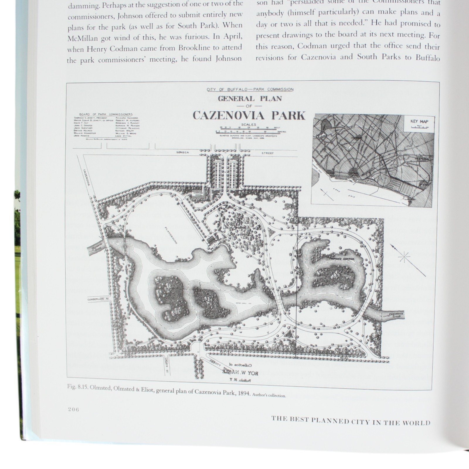 Olmsted Parks Landscape Architect Buffalo NY Park System Urban Plan 1st Signed